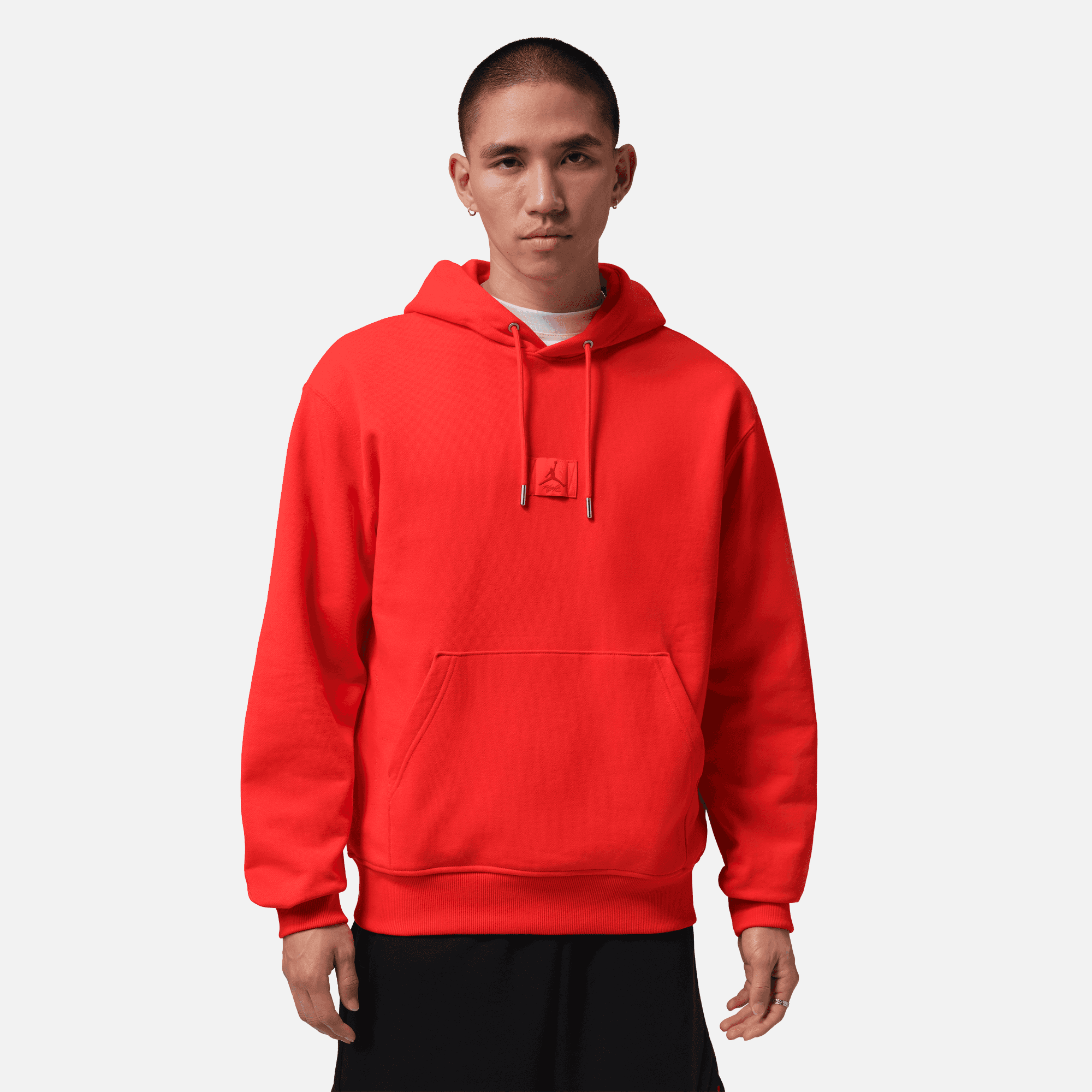 jordan flight hoodie red