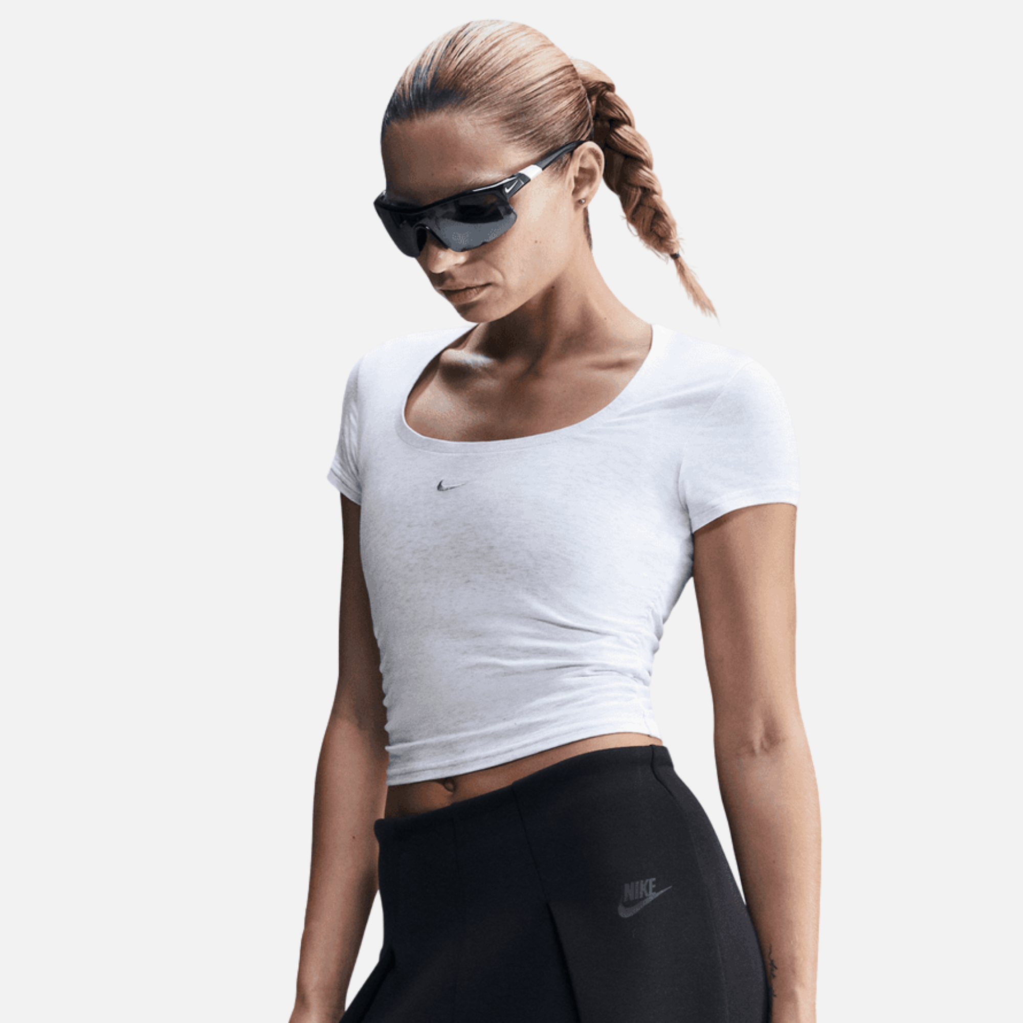 Nike Women's Sportswear Chill Knit Square Neck Top – Puffer Reds