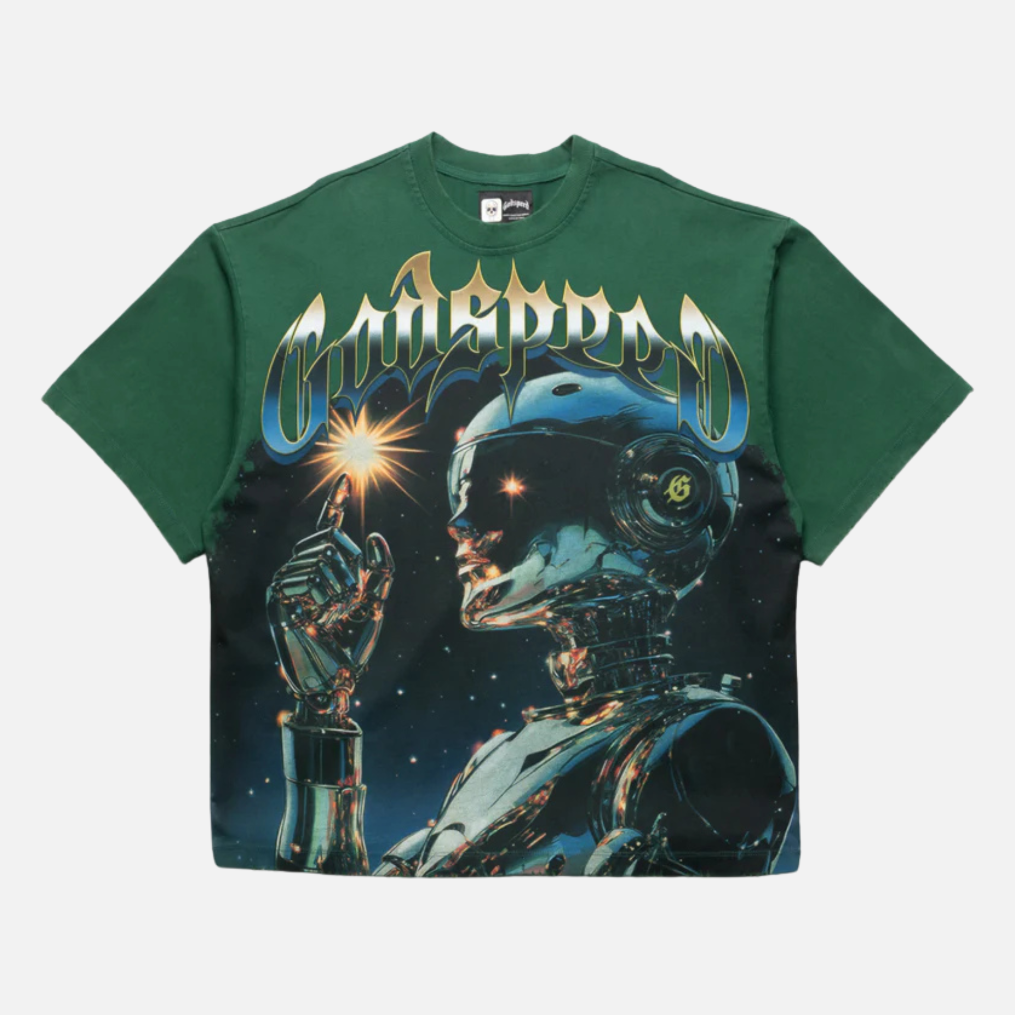 Godspeed Sputnik Moment Hunter Green T-Shirt