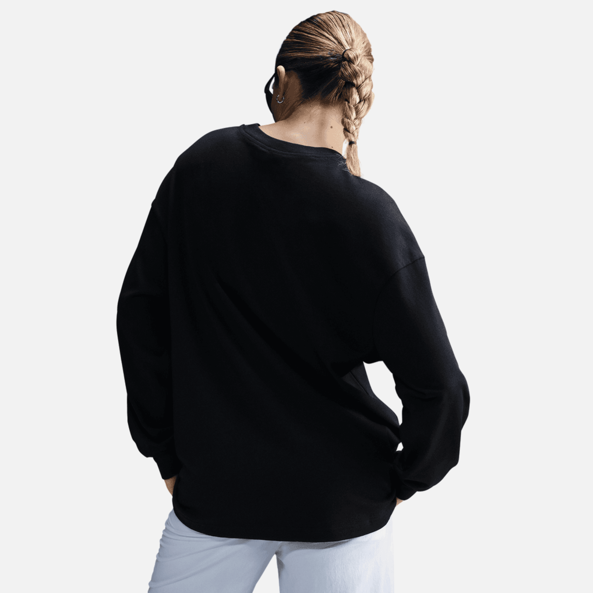 Nike Women's Sportswear Essential Oversized Black T-Shirt