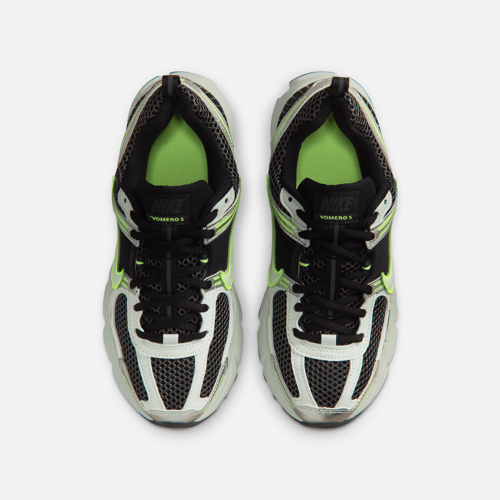 Nike Big Kids' Zoom Vomero 5 Black Barely Green Reflective Accents (GS)