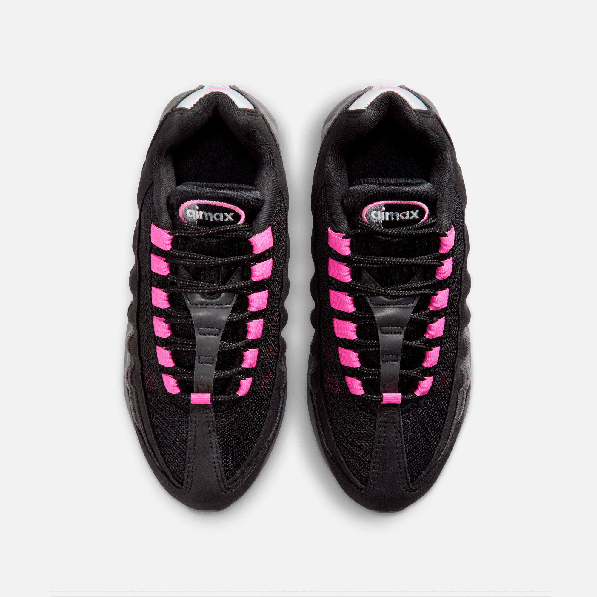 Nike Big Kids' Air Max 95 Black Playful Pink (GS)