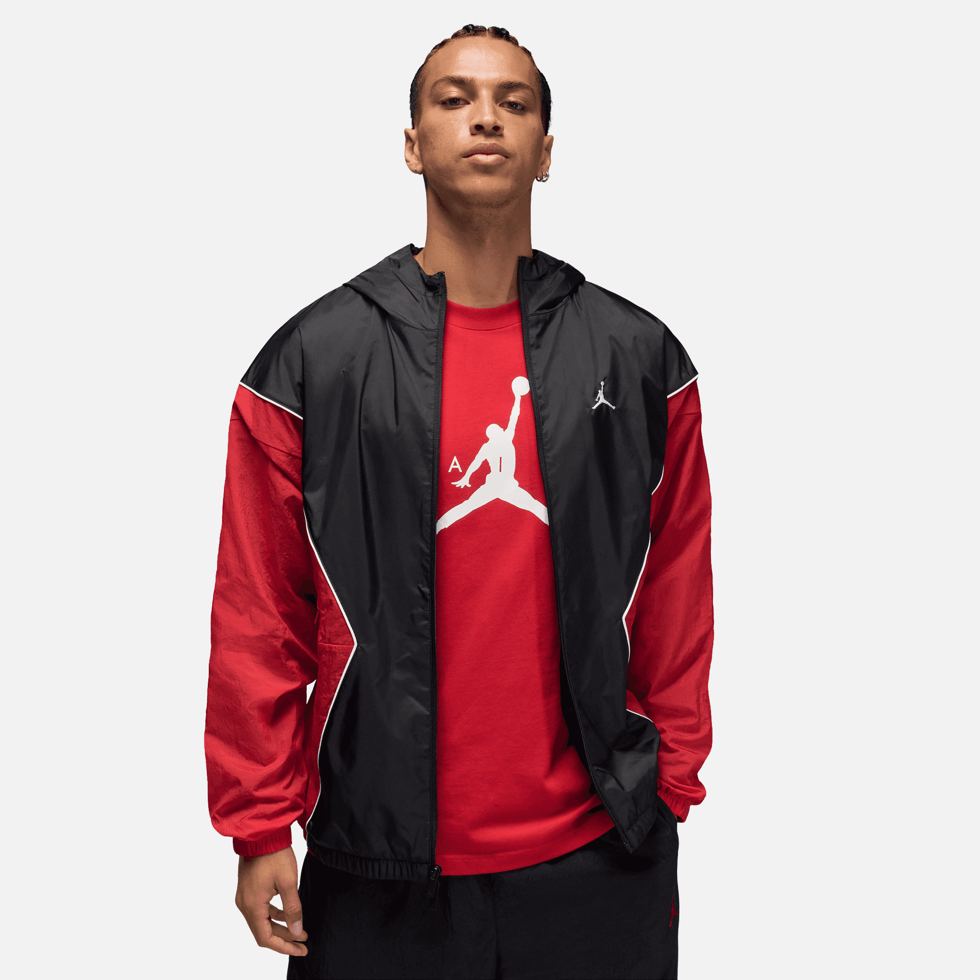 Air Jordan Brooklyn Hooded Draft Jacket – Puffer Reds
