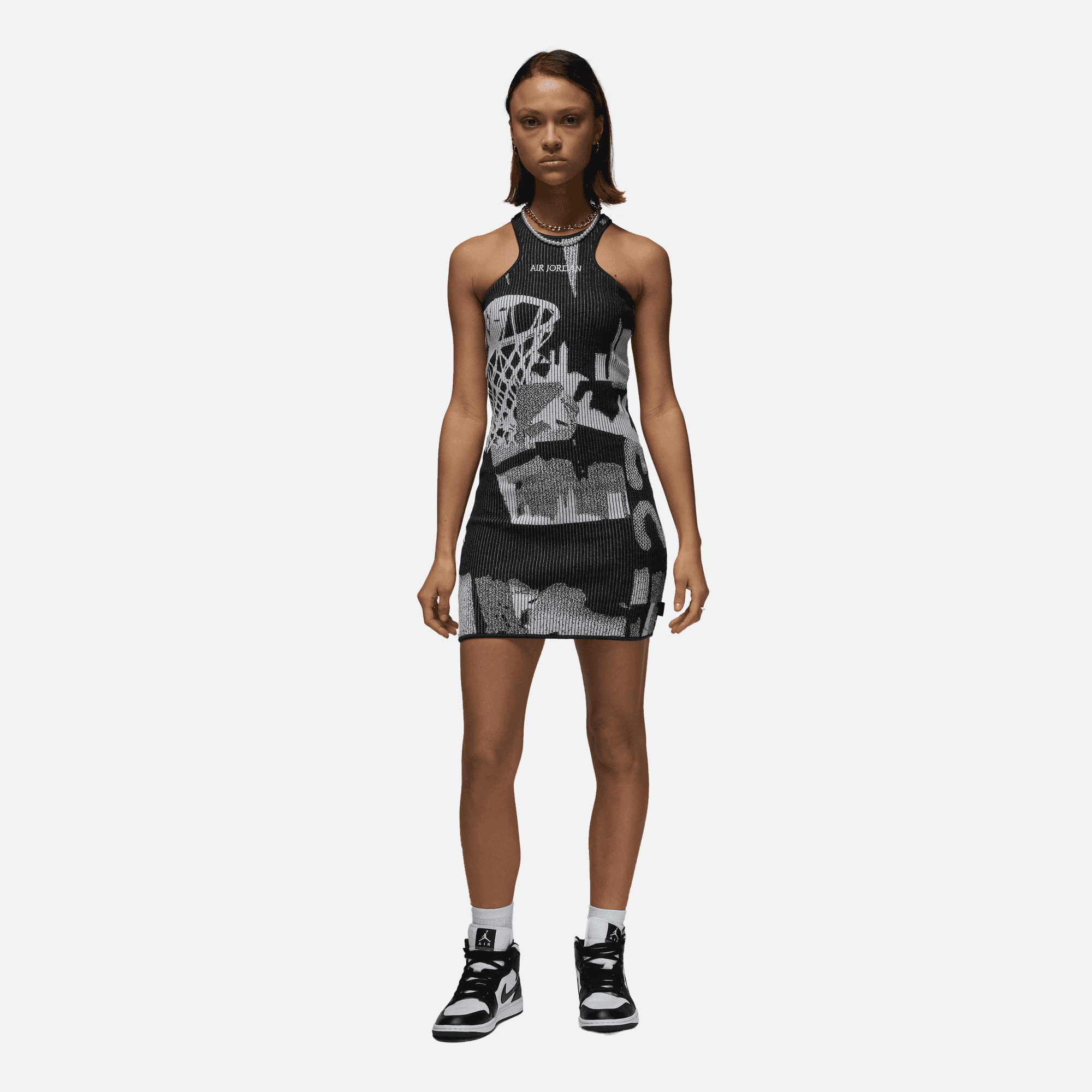 Air Jordan Women's Sail Knit Graphic Dress