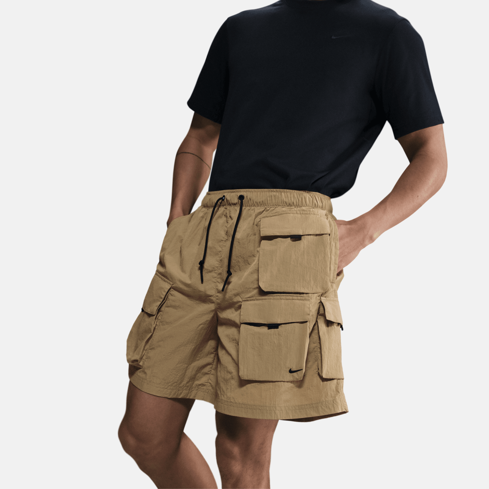 Nike Tech Beige Woven Cargo Shorts
