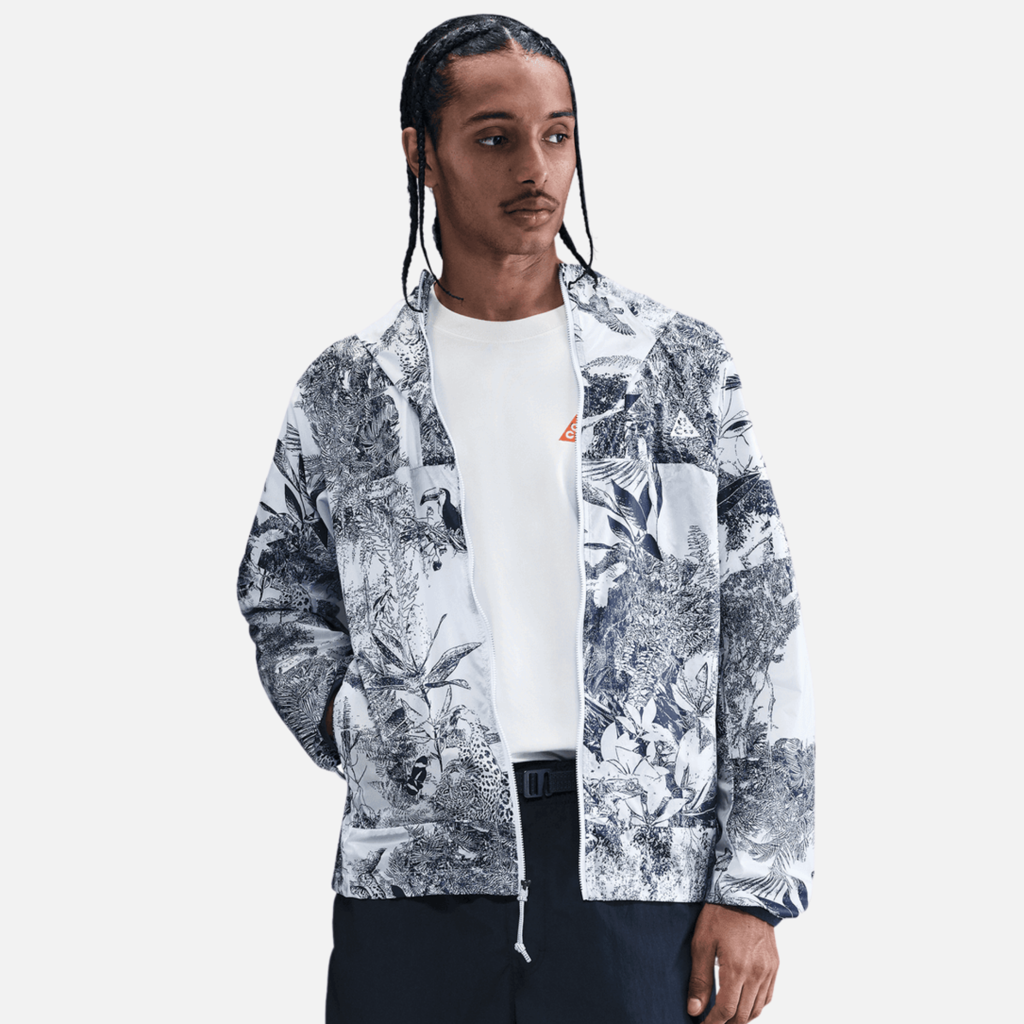 Nike ACG Cinder Cone Football Grey Windproof Jacket