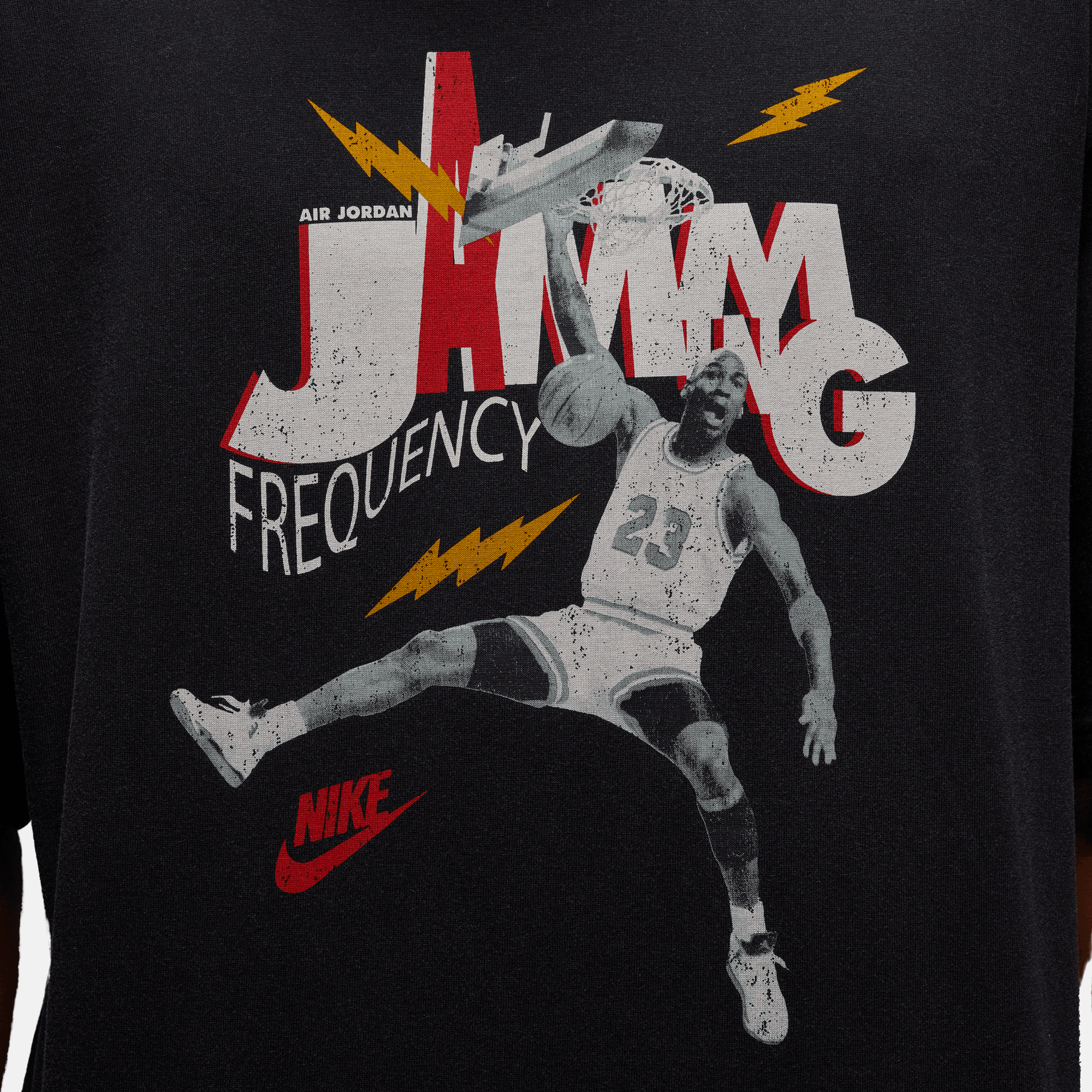 Air Jordan Brand Black Jamming Frequency T-Shirt