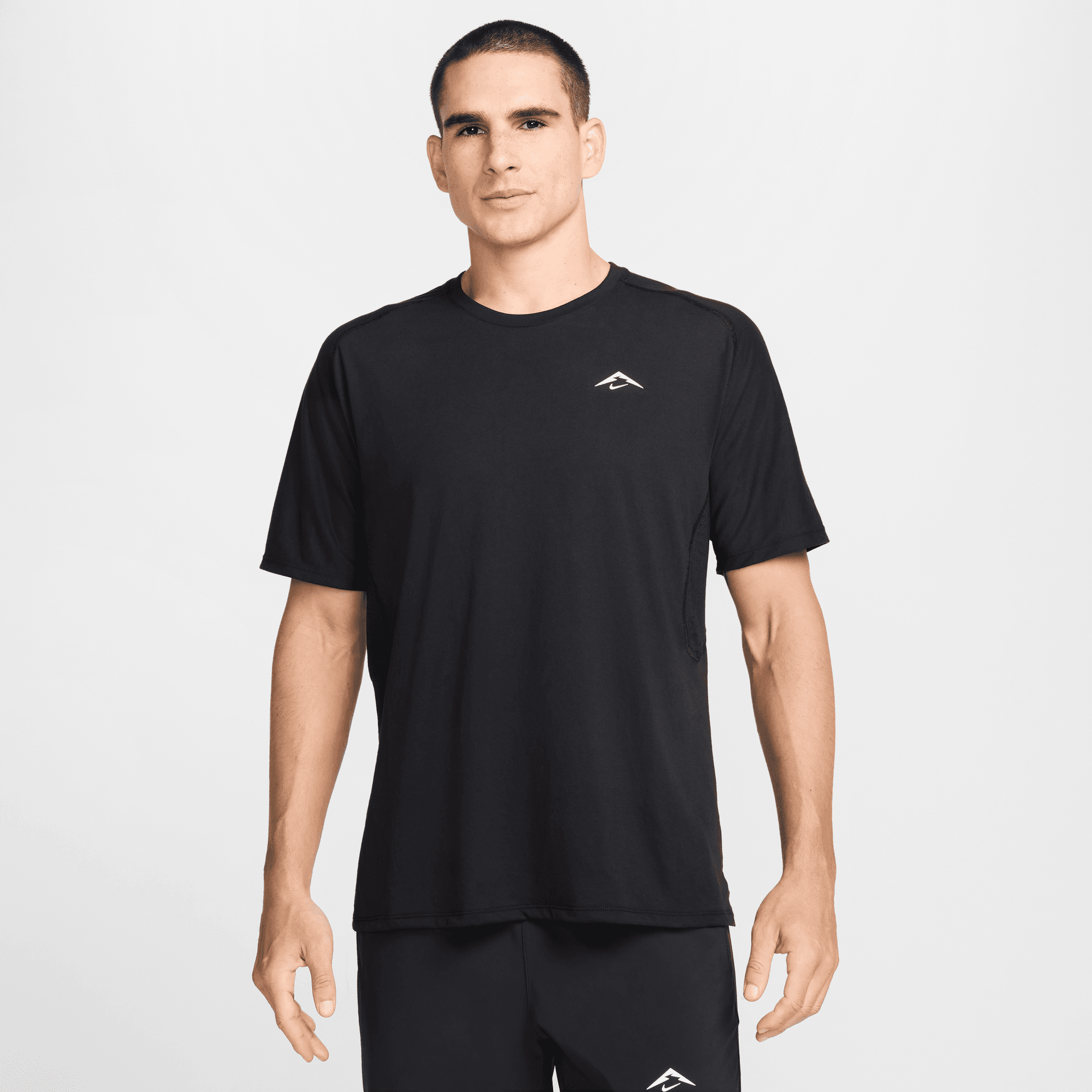 Nike Solar Chase Black Dri-FIT ADV Running T-Shirt
