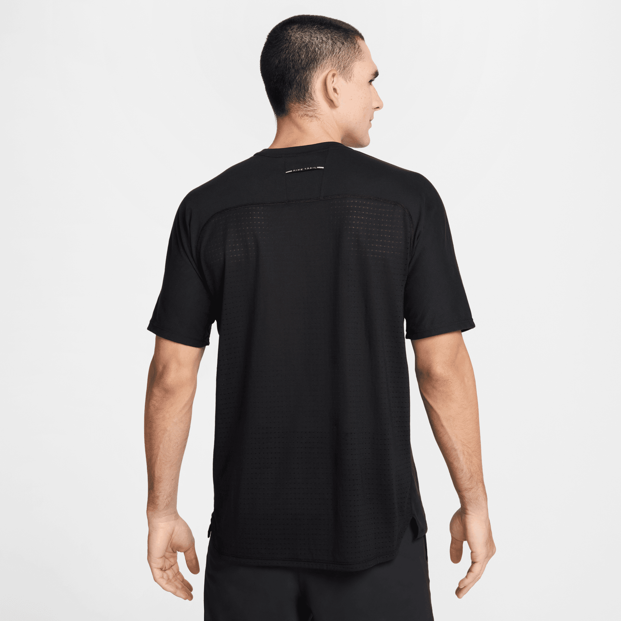 Nike Solar Chase Black Dri-FIT ADV Running T-Shirt