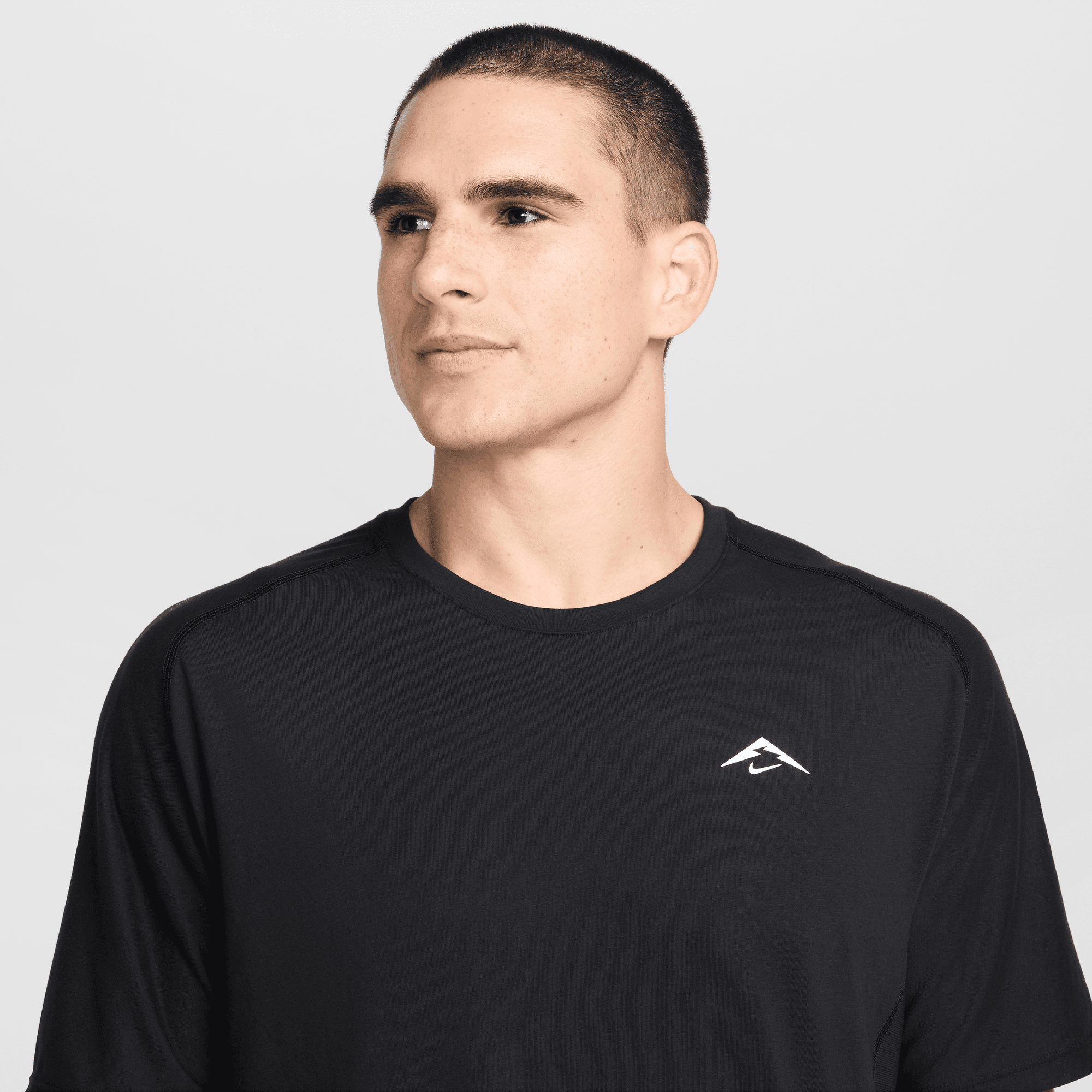 Nike Solar Chase Black Dri-FIT ADV Running T-Shirt