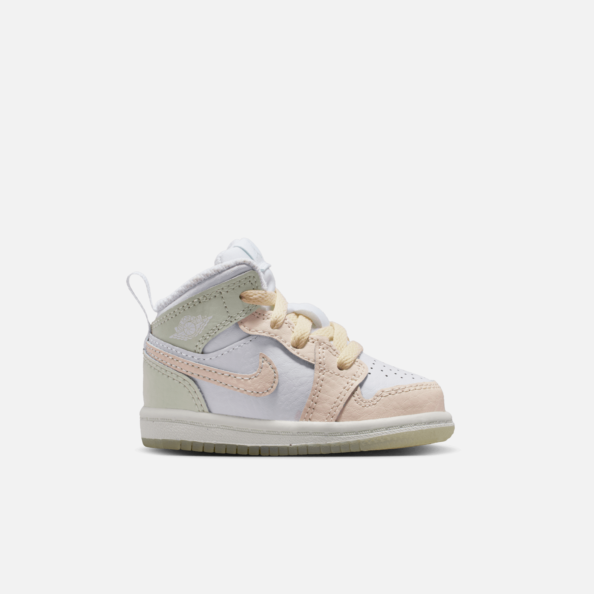 Air Jordan Kids' 1 Mid SE Flamingo (TD)