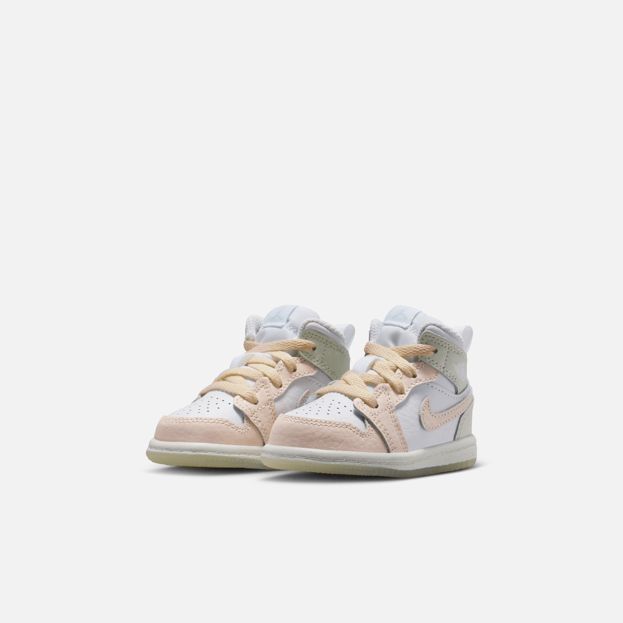 Air Jordan Kids' 1 Mid SE Flamingo (TD)
