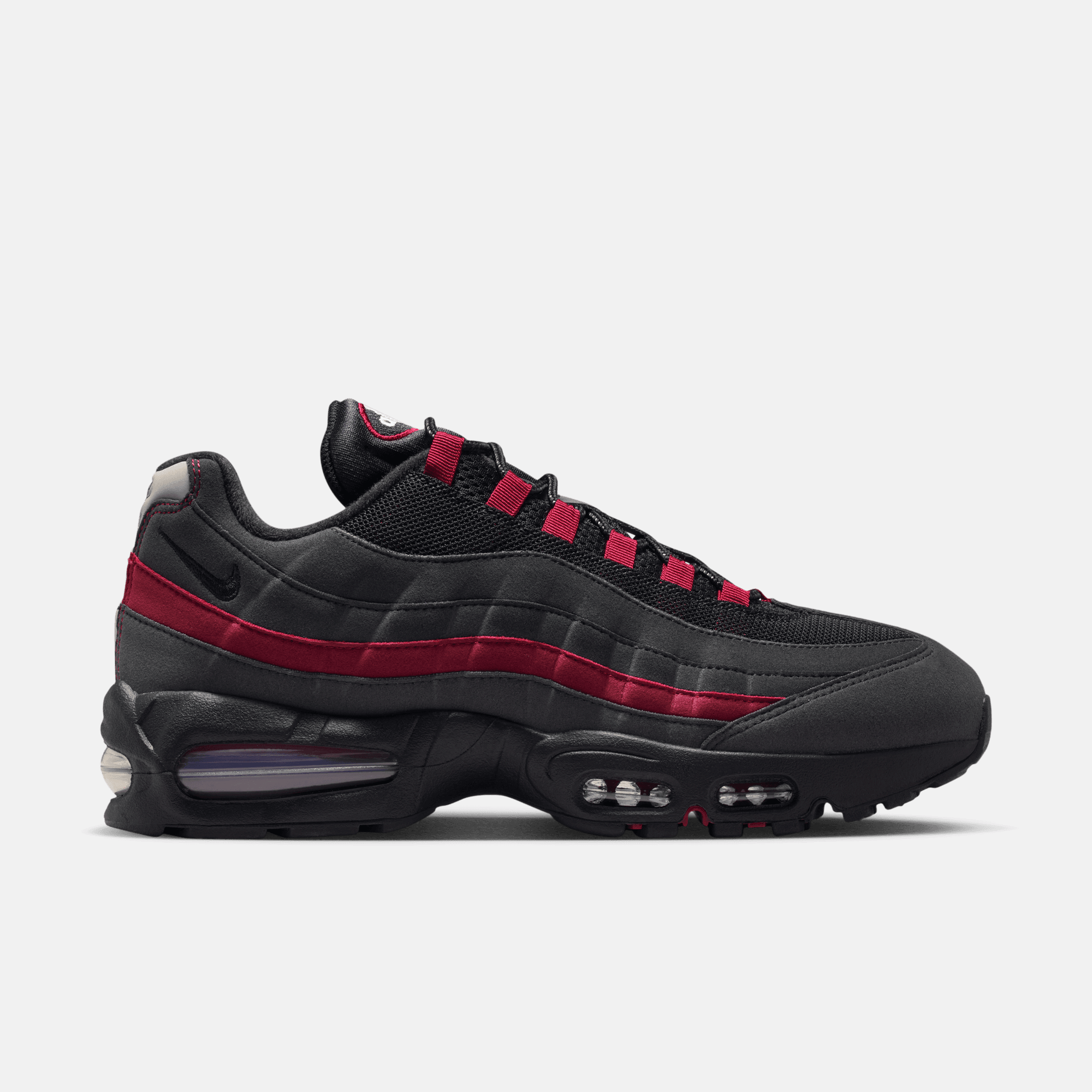 Nike Air Max 95 OG Big Bubble Black Crimson Grey – Puffer Reds