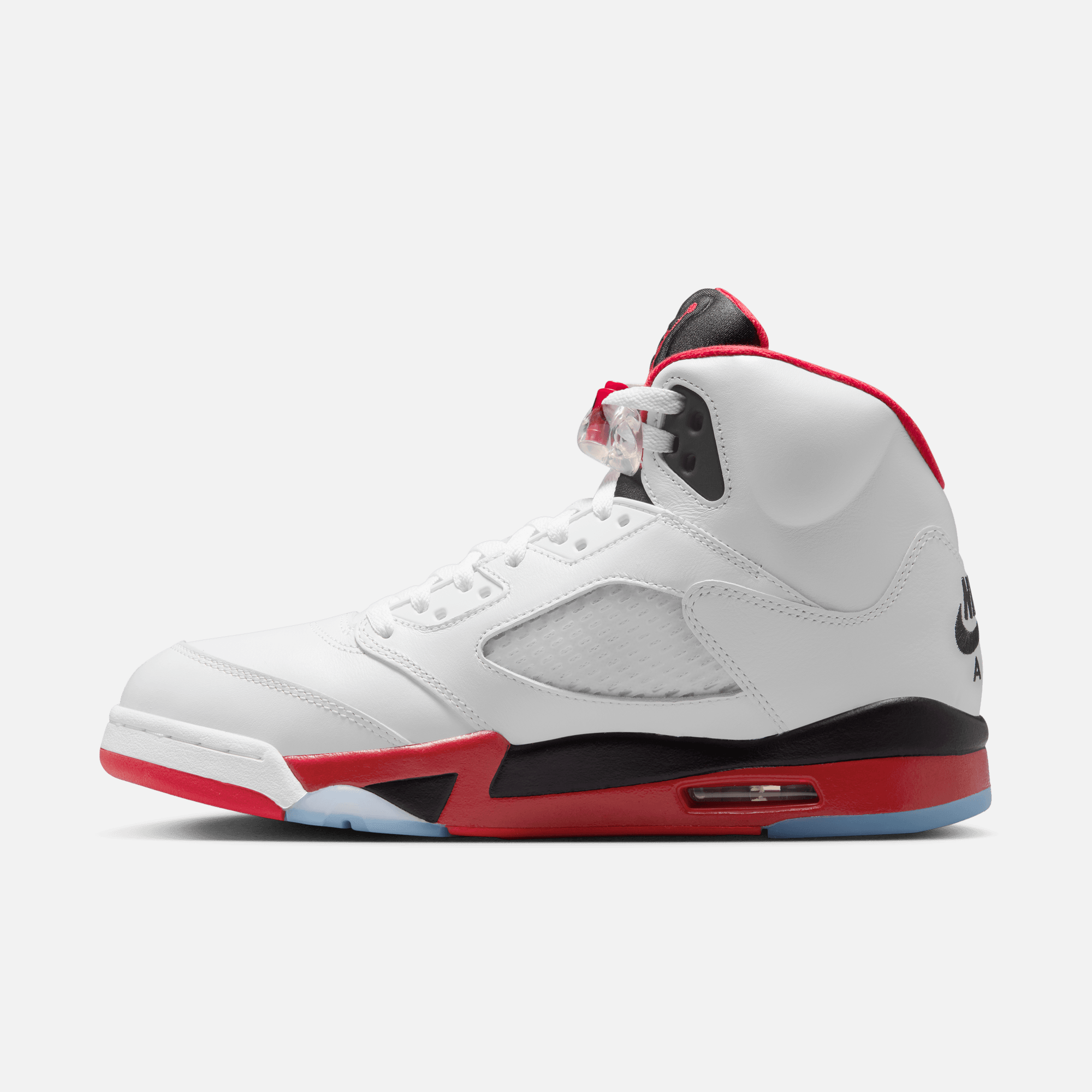 Air Jordan 5 Retro Fire Red Black Tongue