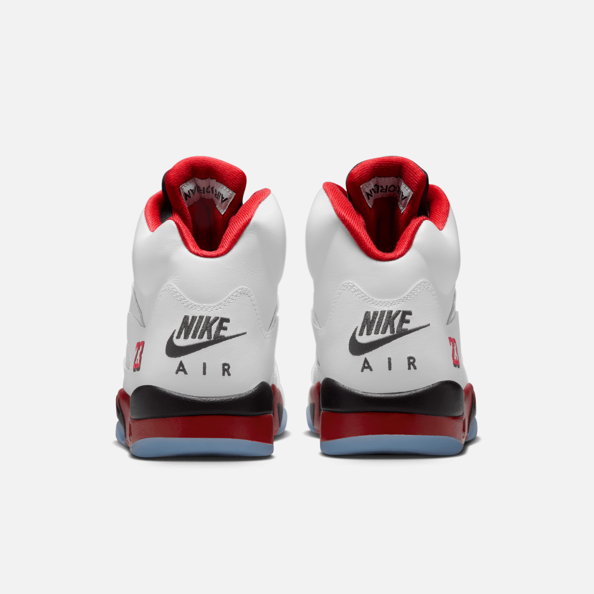 Air Jordan 5 Retro Fire Red Black Tongue