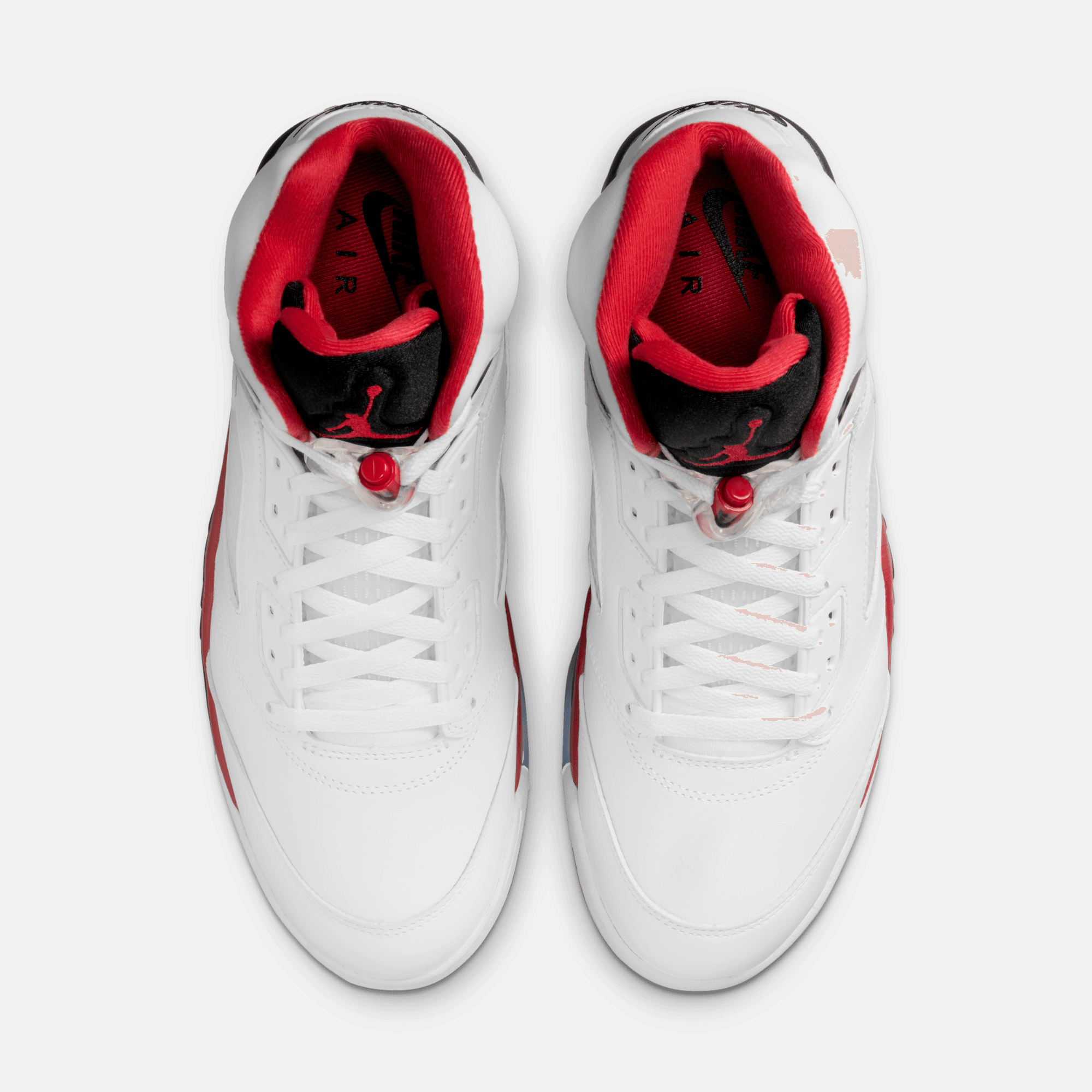 Air Jordan 5 Retro Fire Red Black Tongue