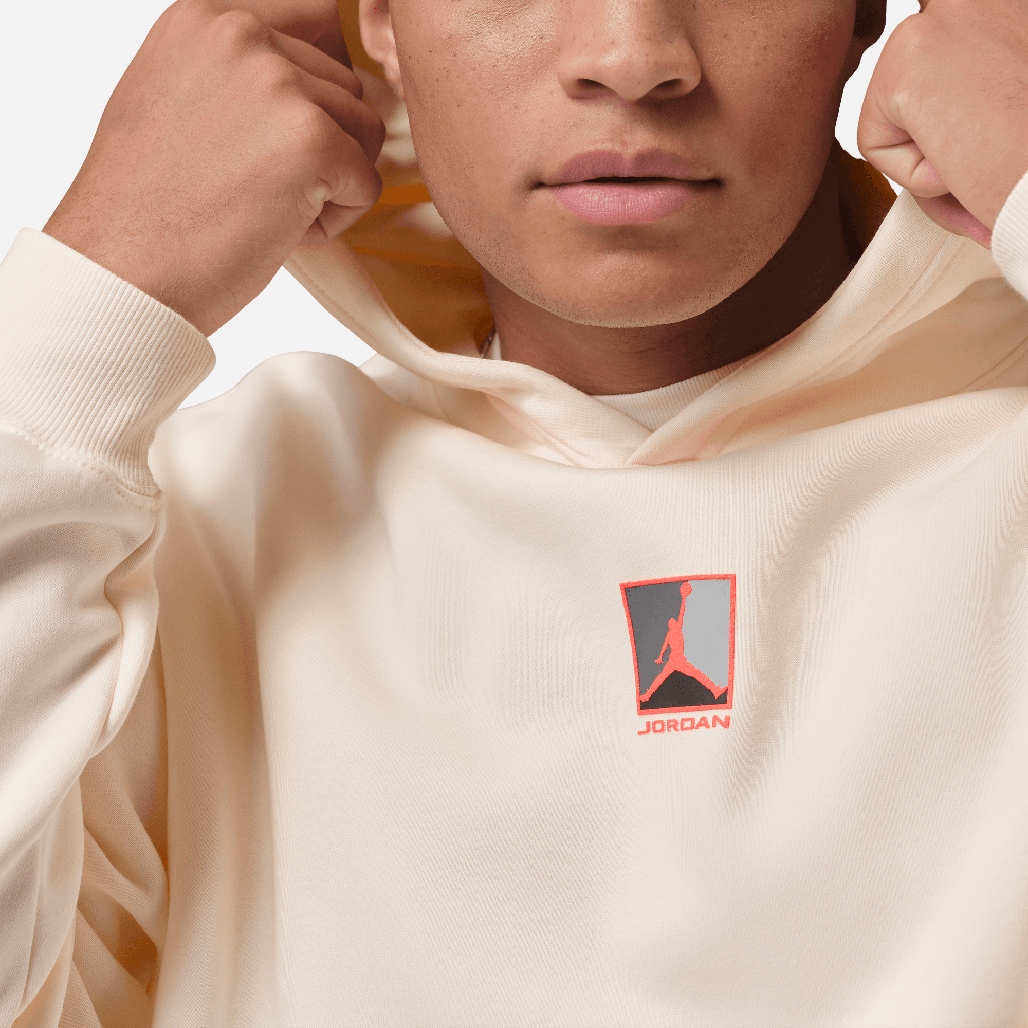 Air Jordan Brooklyn Fleece Pale Ivory Graphic Pullover Hoodie