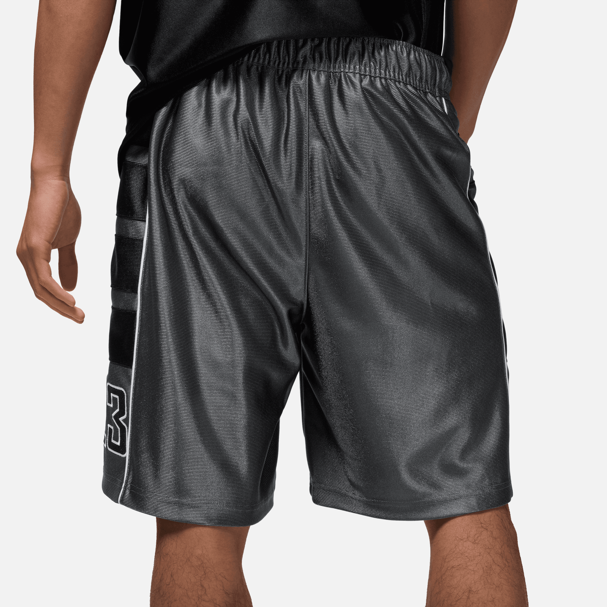 Air Jordan Brooklyn Cat Scratch Iron Grey Shorts
