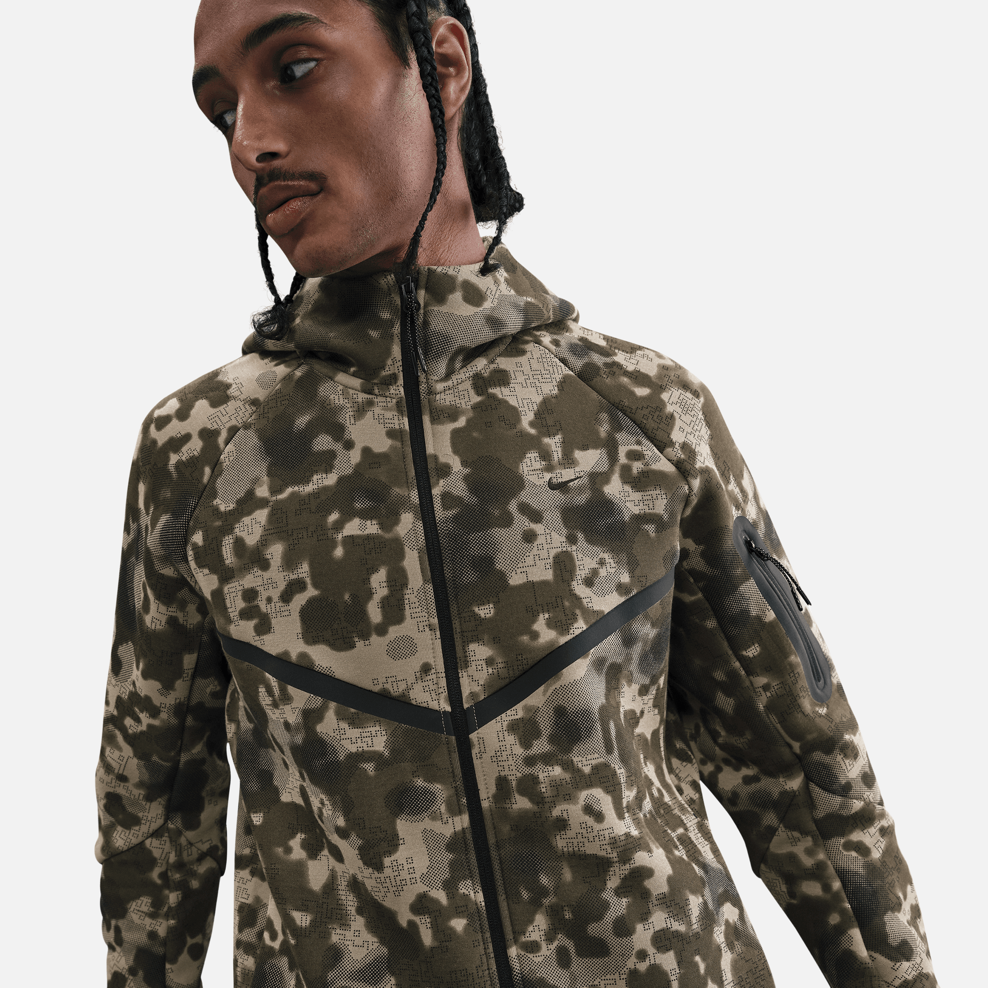 Nike Tech Full-Zip Camo Windrunner Jacket