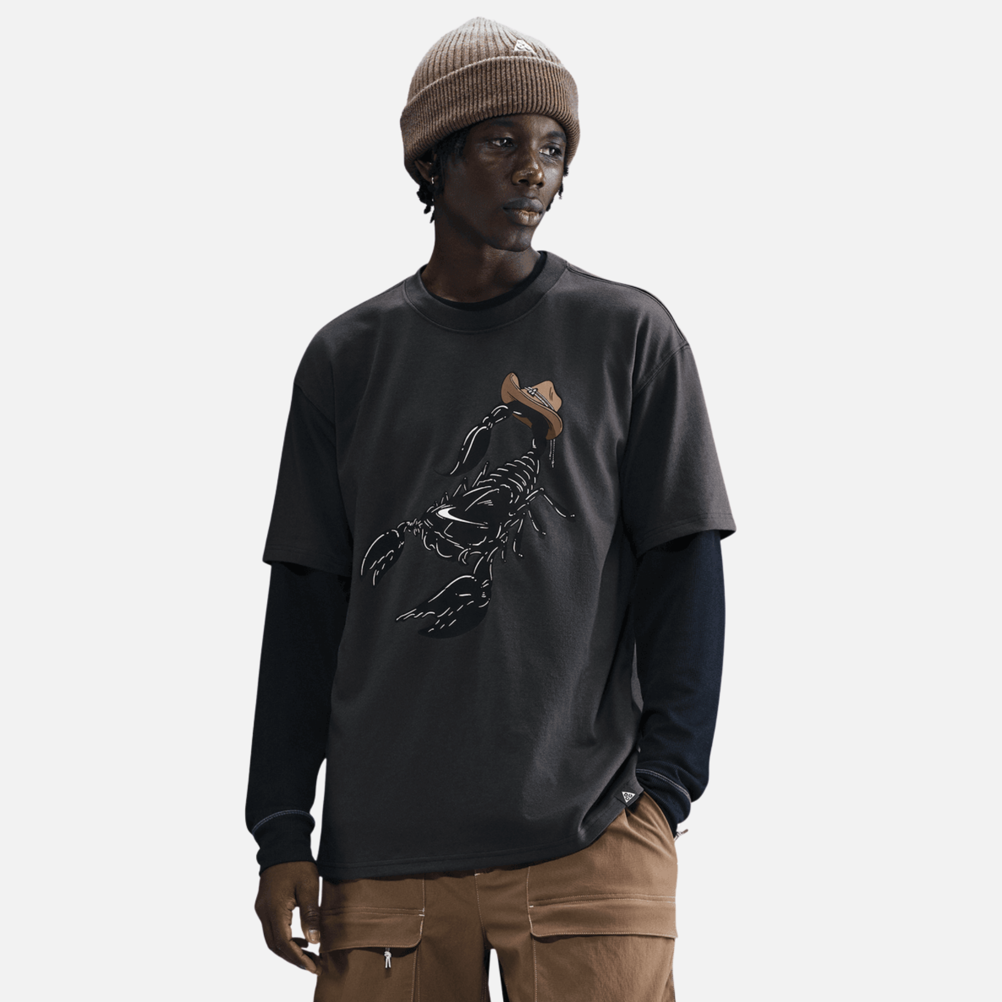 Nike ACG Scorpion Cowboy Black T-Shirt – Puffer Reds