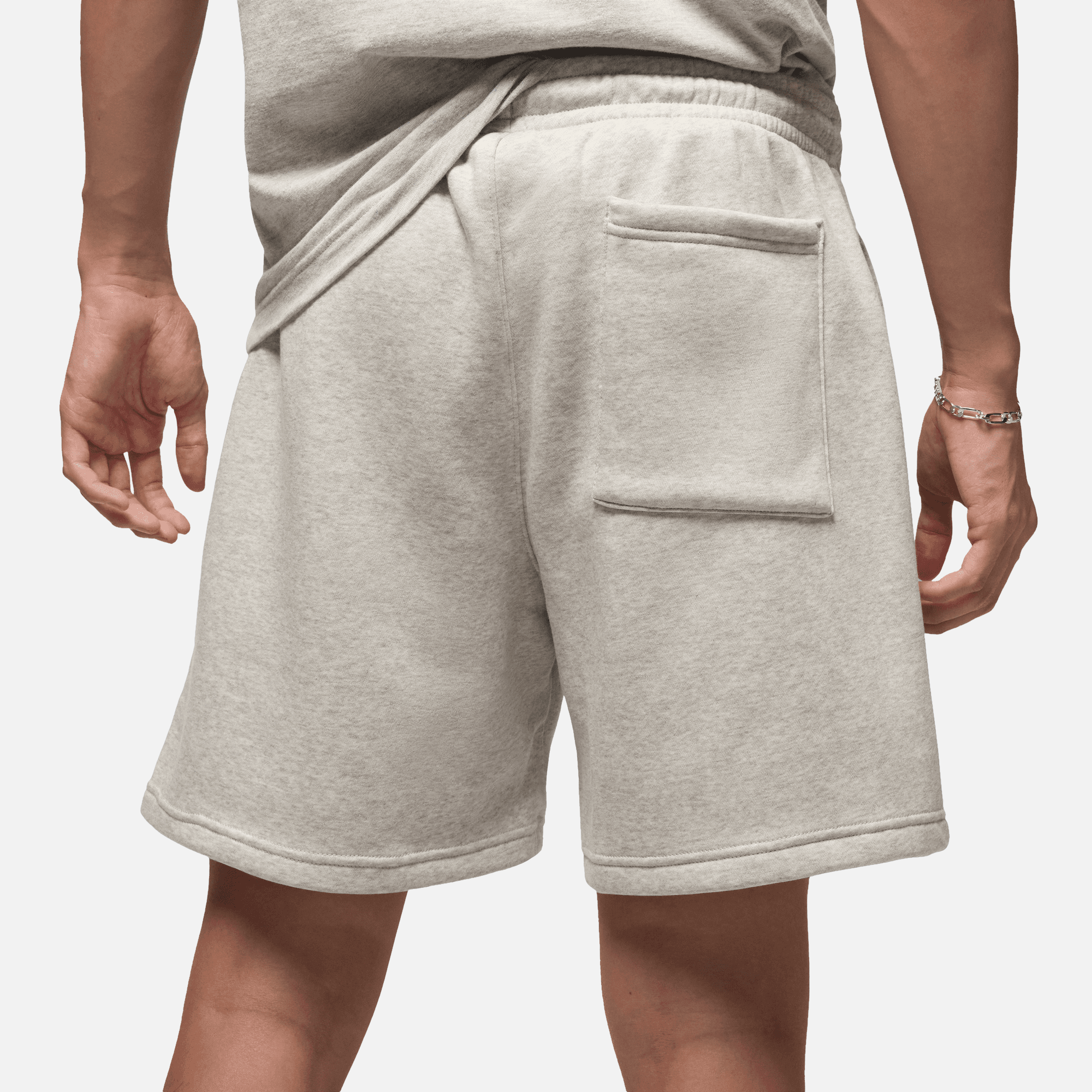 Air Jordan Brooklyn Fleece Grey Graphic Shorts