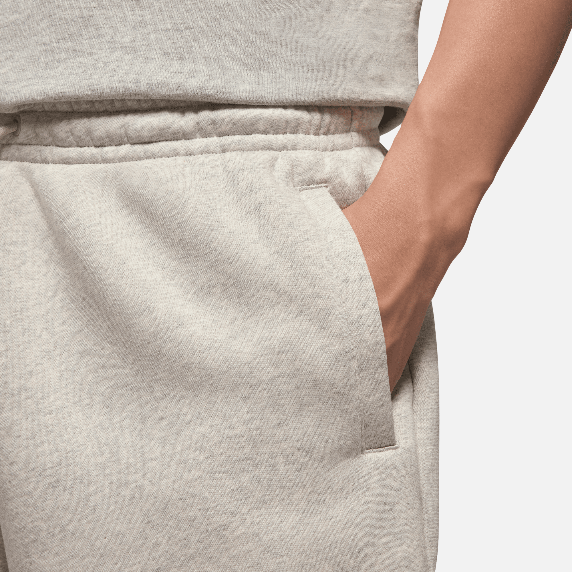 Air Jordan Brooklyn Fleece Grey Graphic Shorts