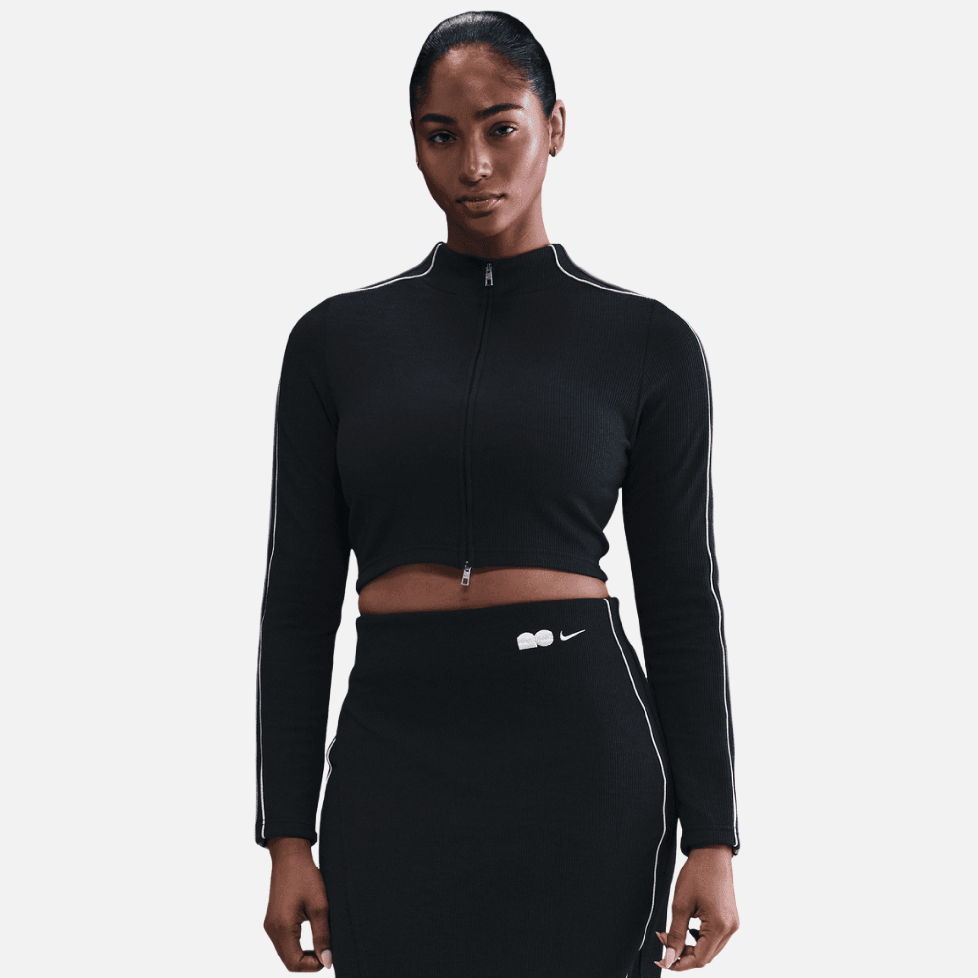 Nike Naomi Osaka Full-Zip Black Top