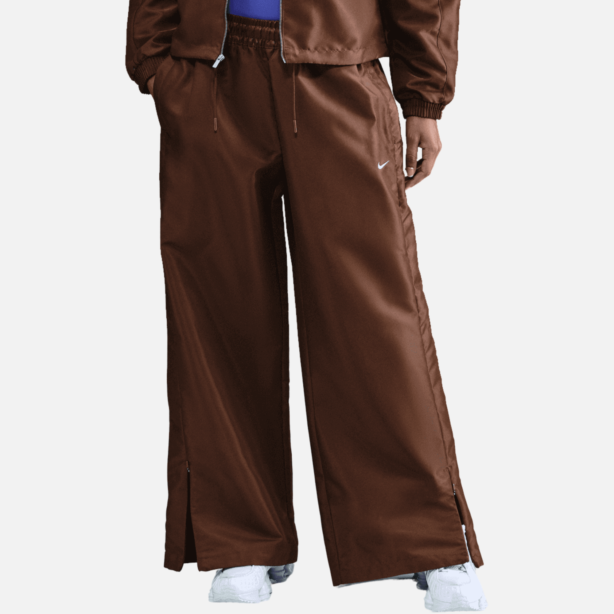 Nike Women's Sportswear Windrunner Shine Brown Pants – Puffer Reds