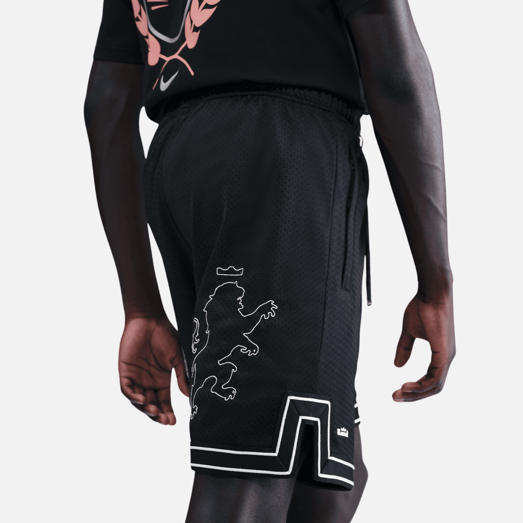 Nike LeBron 8" Black Basketball Shorts