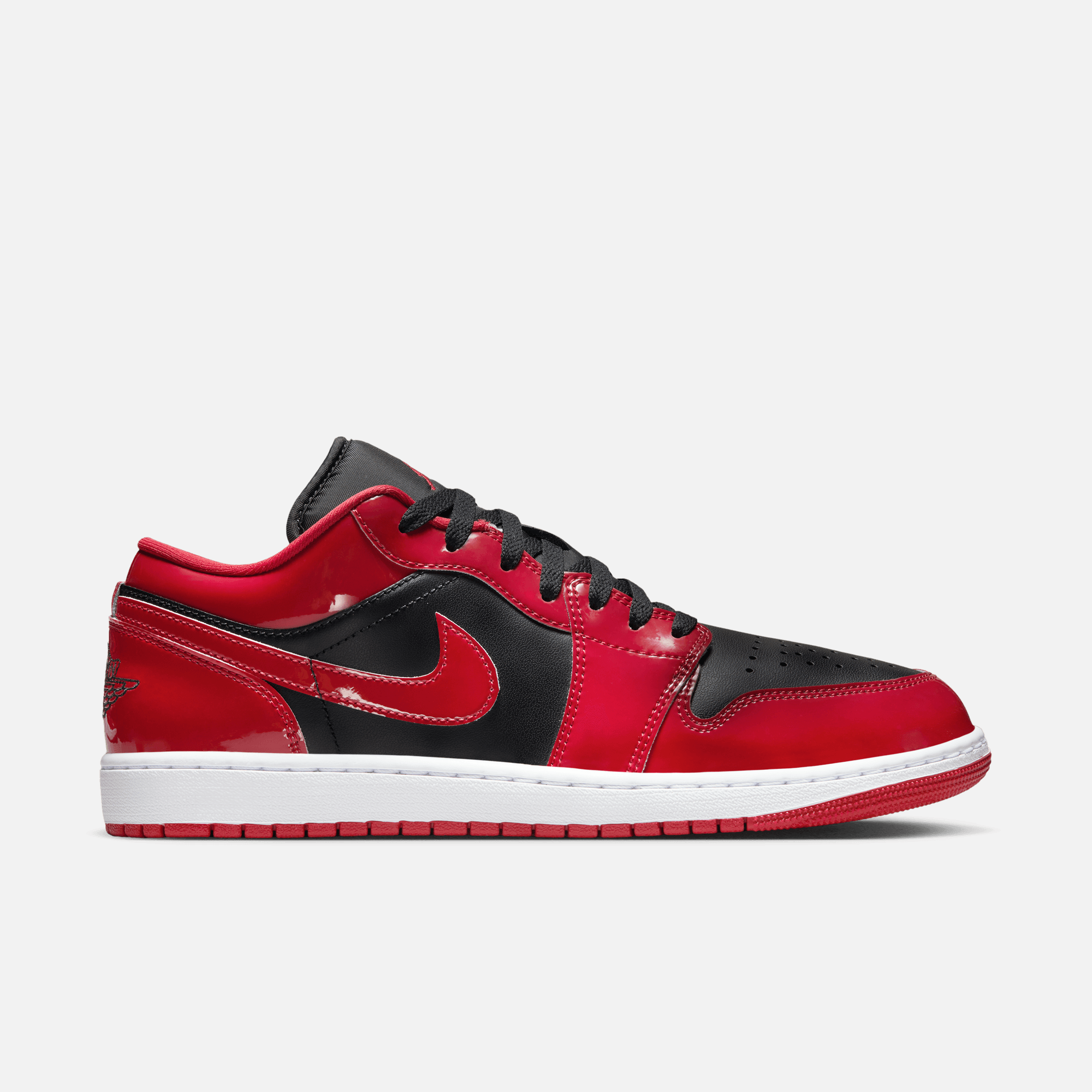 Air Jordan 1 Low SE Patent Varsity Red Black – Puffer Reds Air Jordan 1 Low SE Patent Varsity Red Black – Puffer Reds