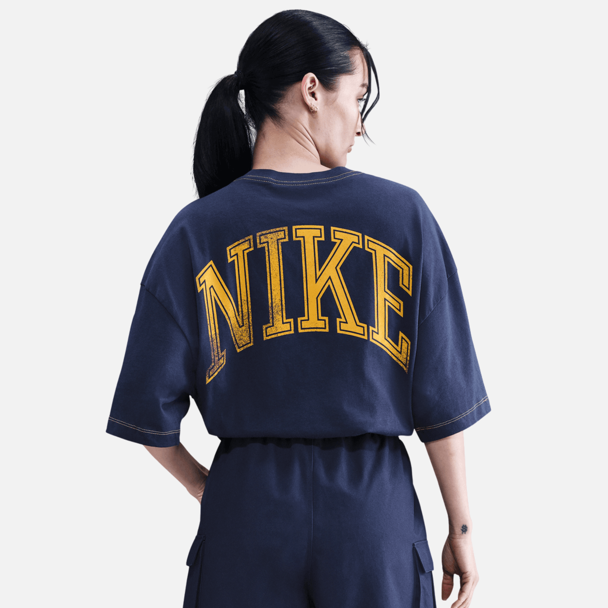 Nike Women's Sportswear 95 Navy T-Shirt