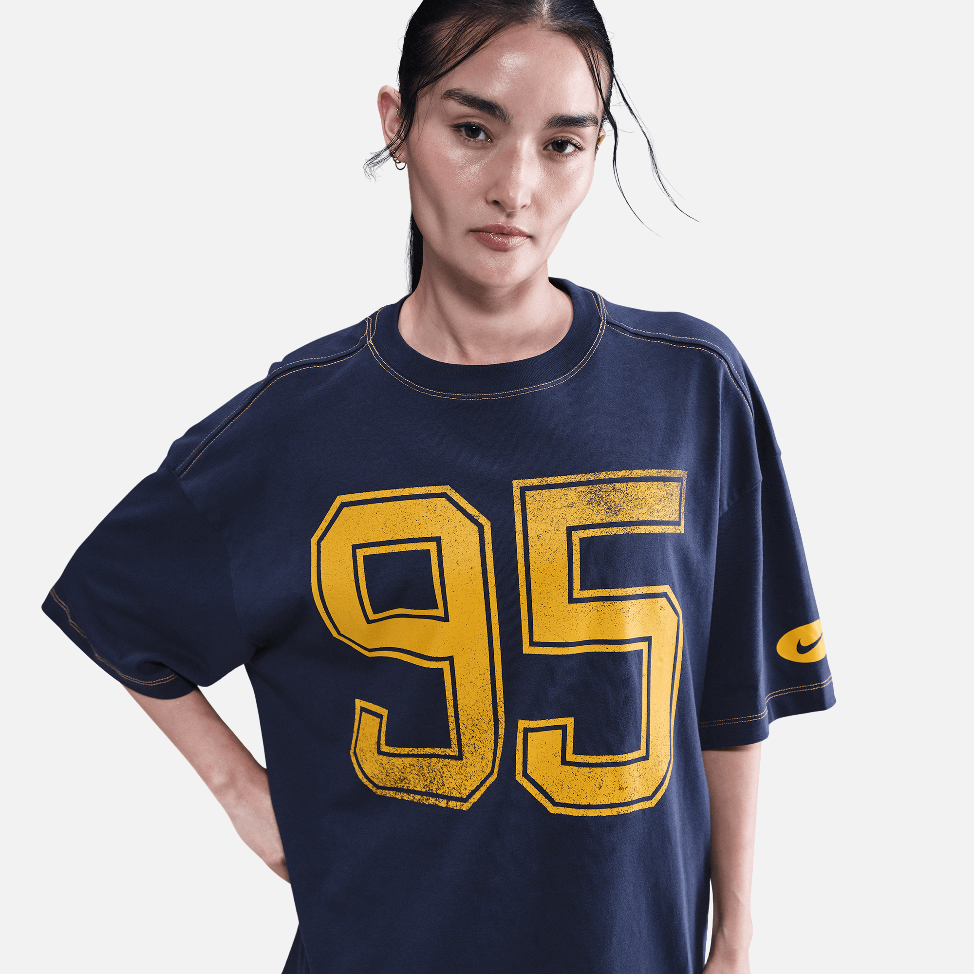 Nike Women's Sportswear 95 Navy T-Shirt