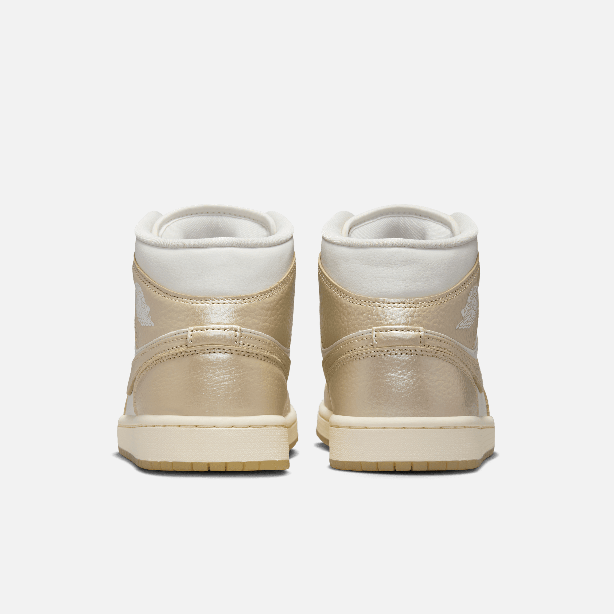 Air Jordan Women's 1 Mid Metallic Team Gold