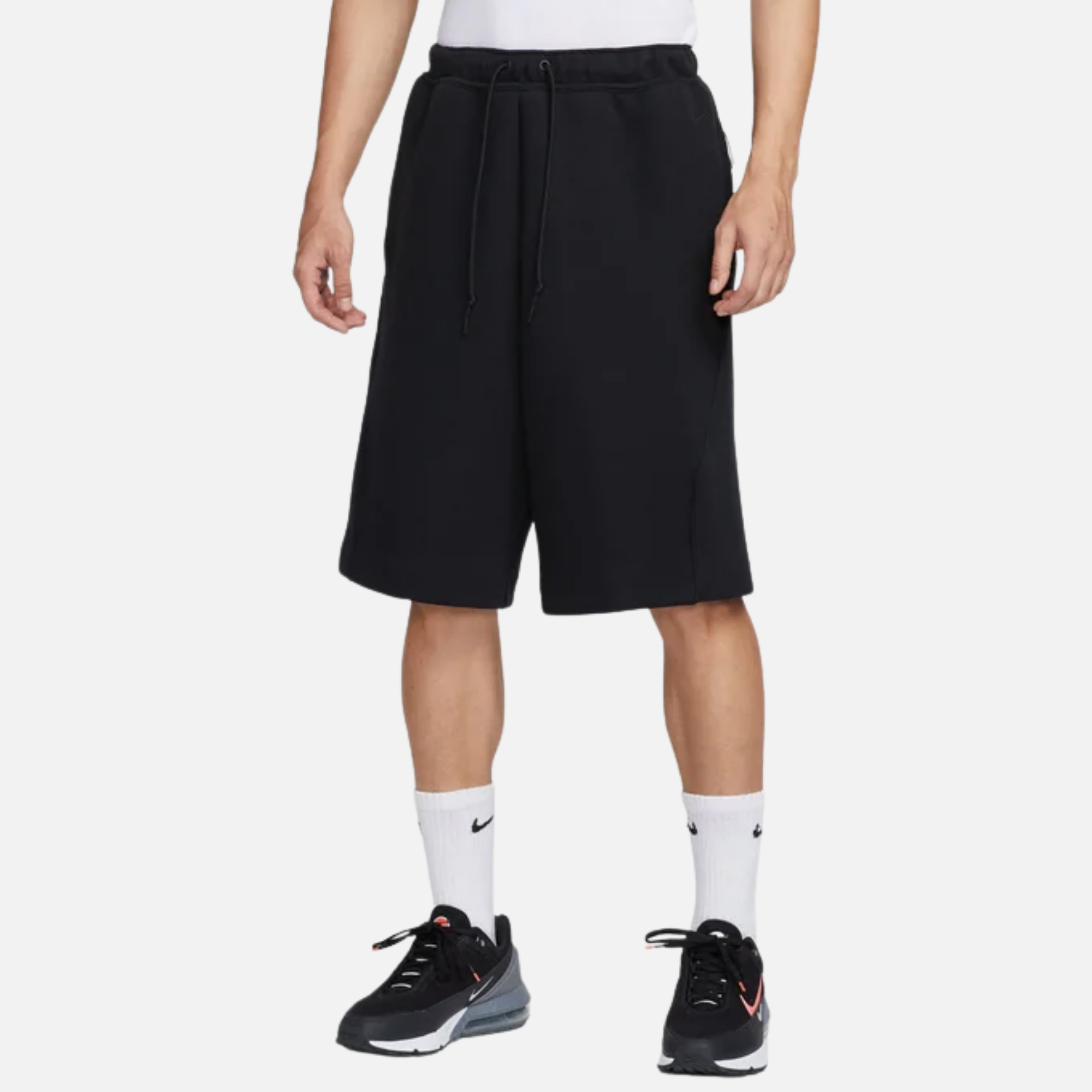 Nike Tech Fleece Black Oversized Shorts