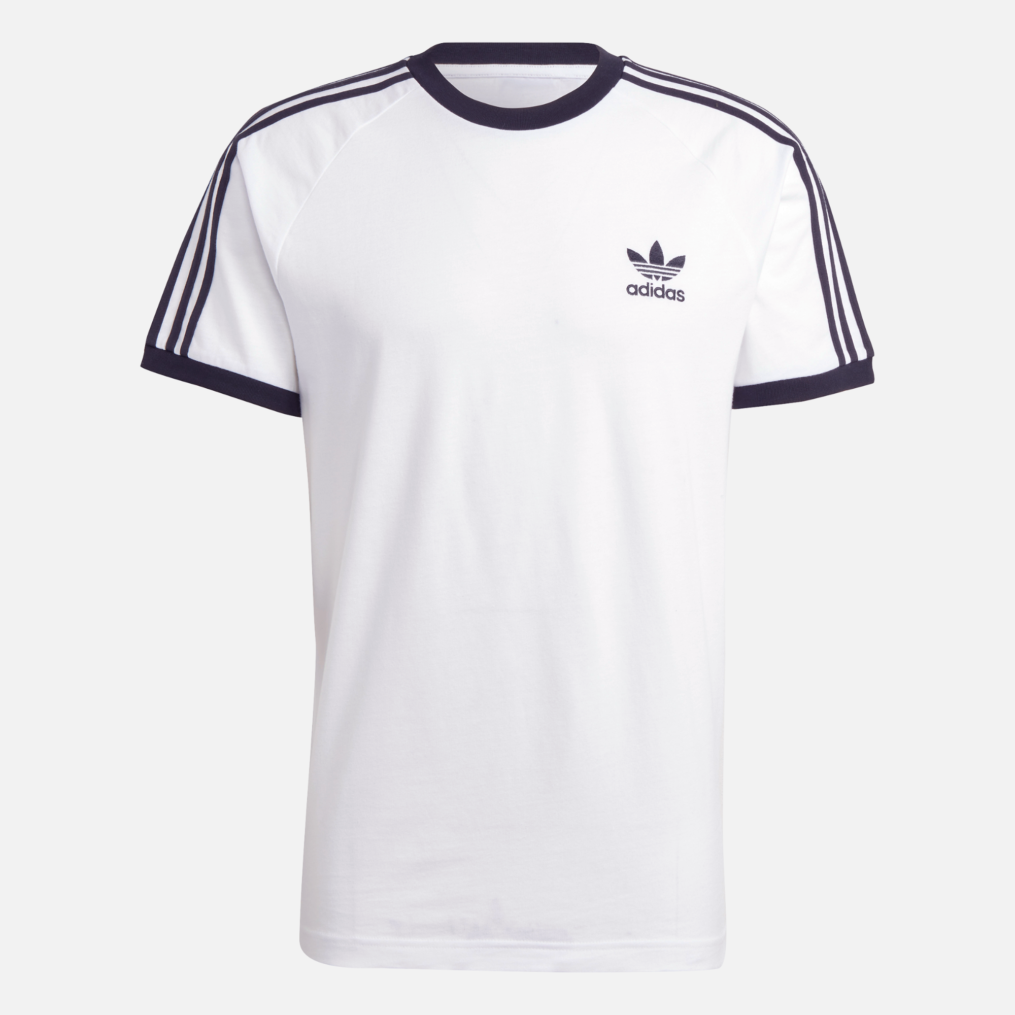 Adidas White 3-Stripes T-Shirt