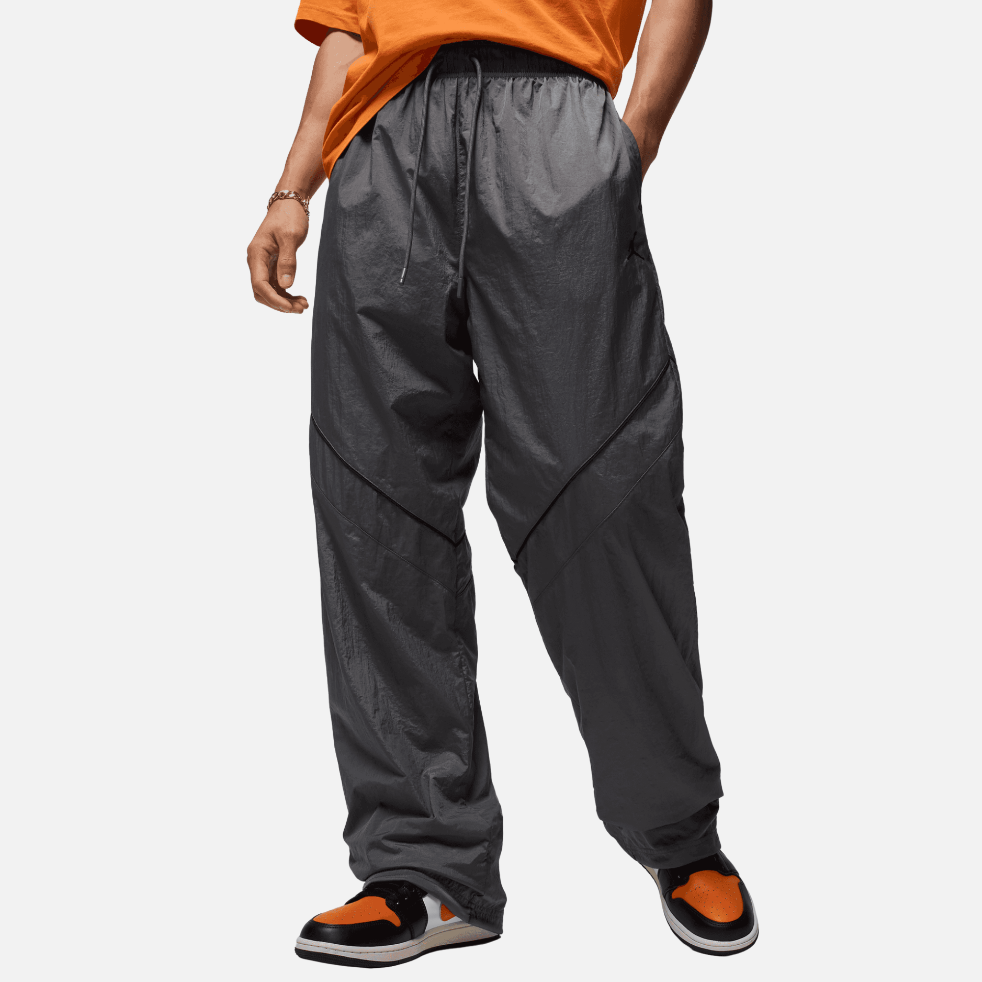 Air Jordan Brooklyn Grey Draft Pants – Puffer Reds
