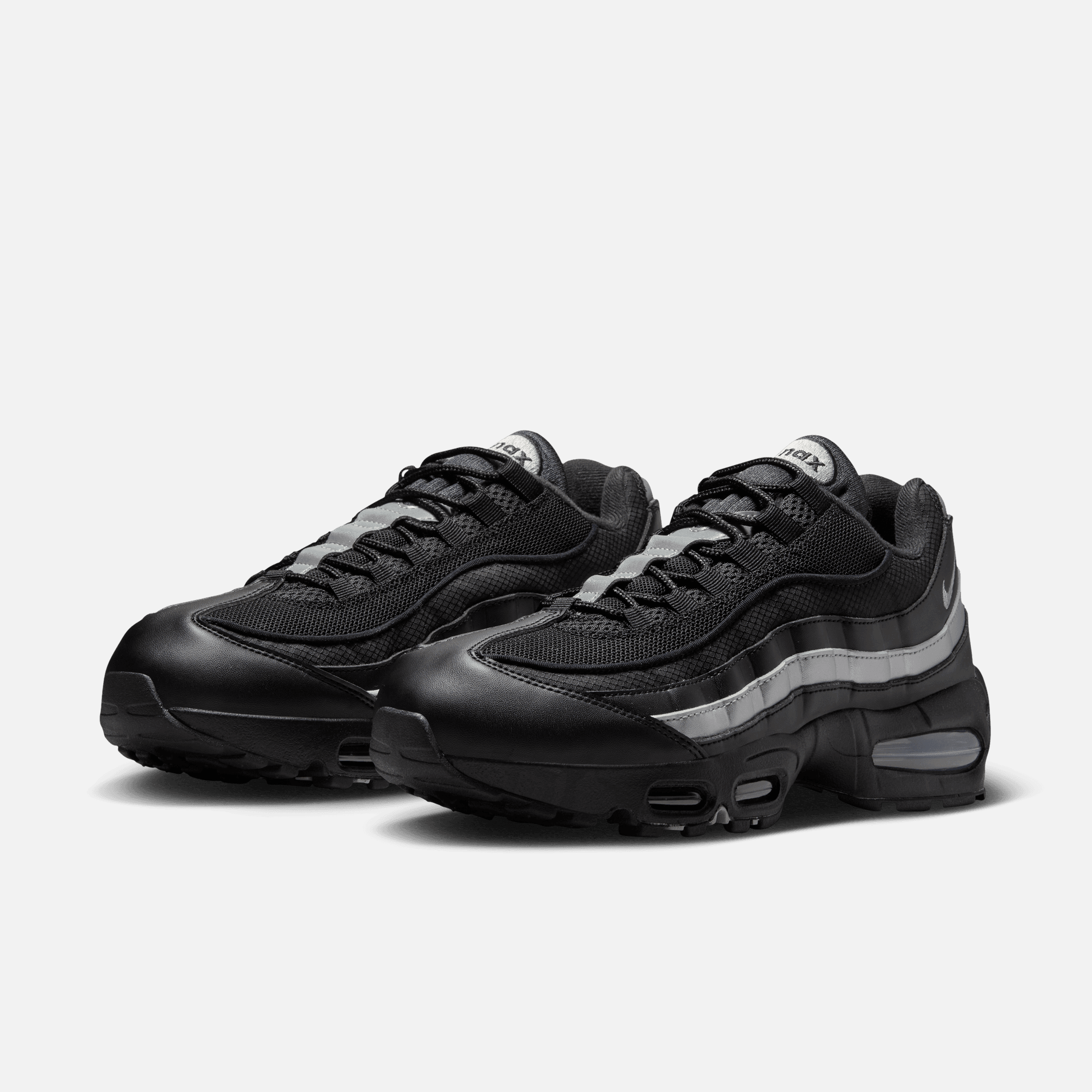 Nike Air Max 95 OG Big Bubble Black White Metallic Silver