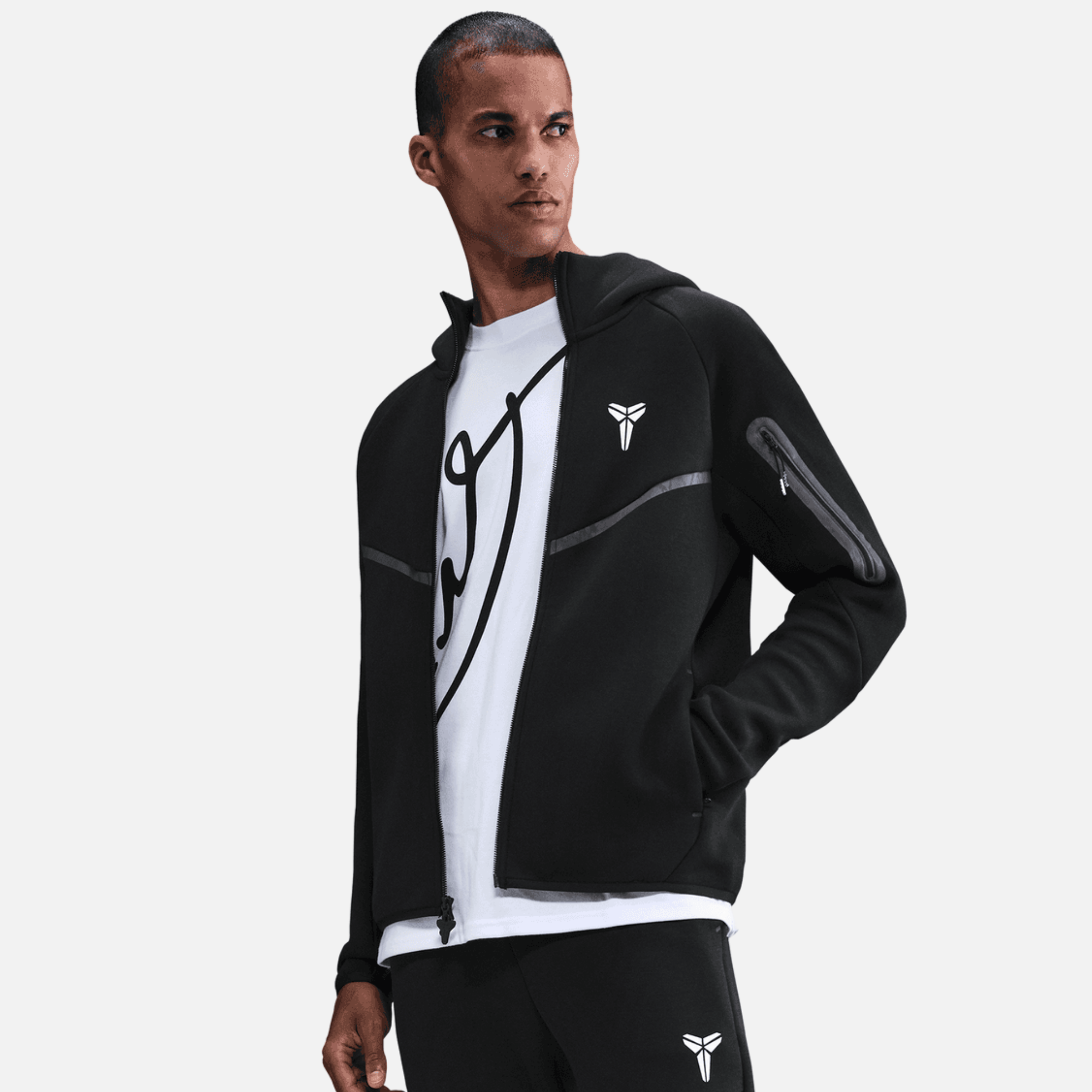 Nike Kobe Tech Fleece Windrunner Black Jacket