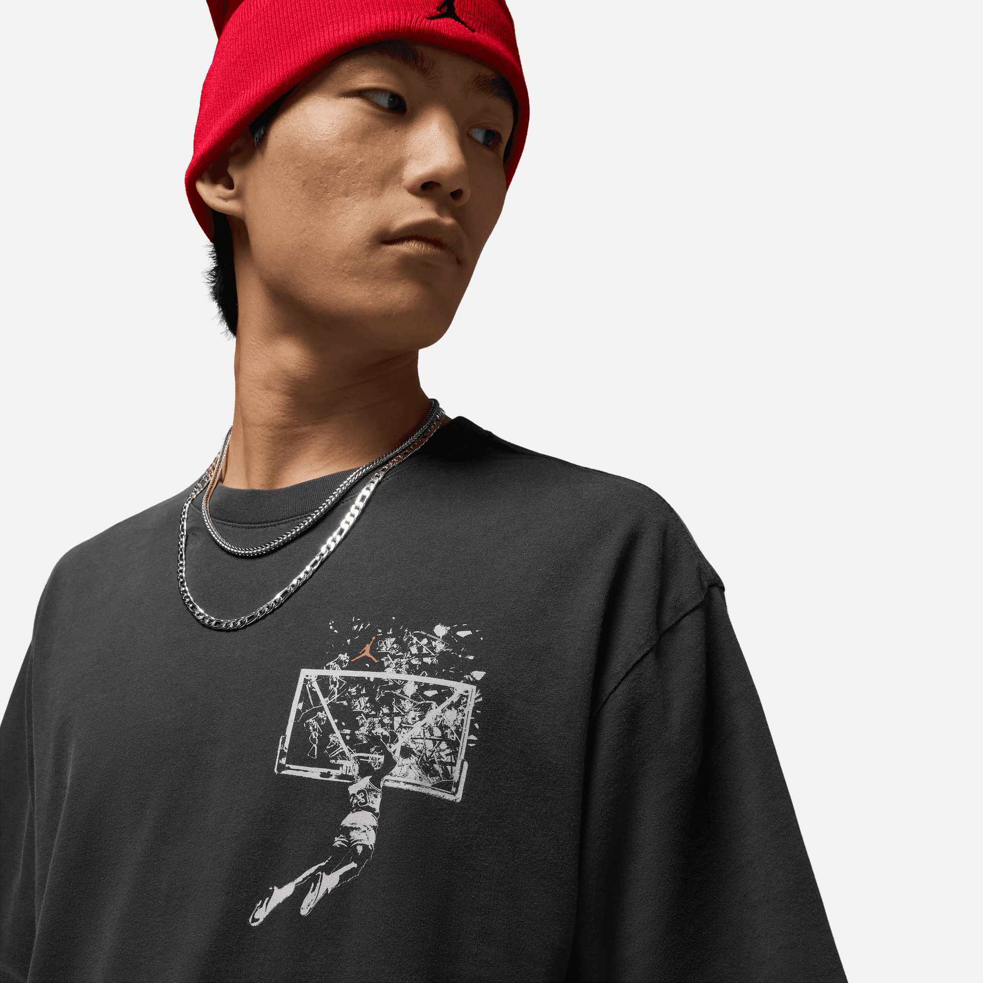 Air Jordan Brooklyn Off Black Shattered Backboard T-Shirt