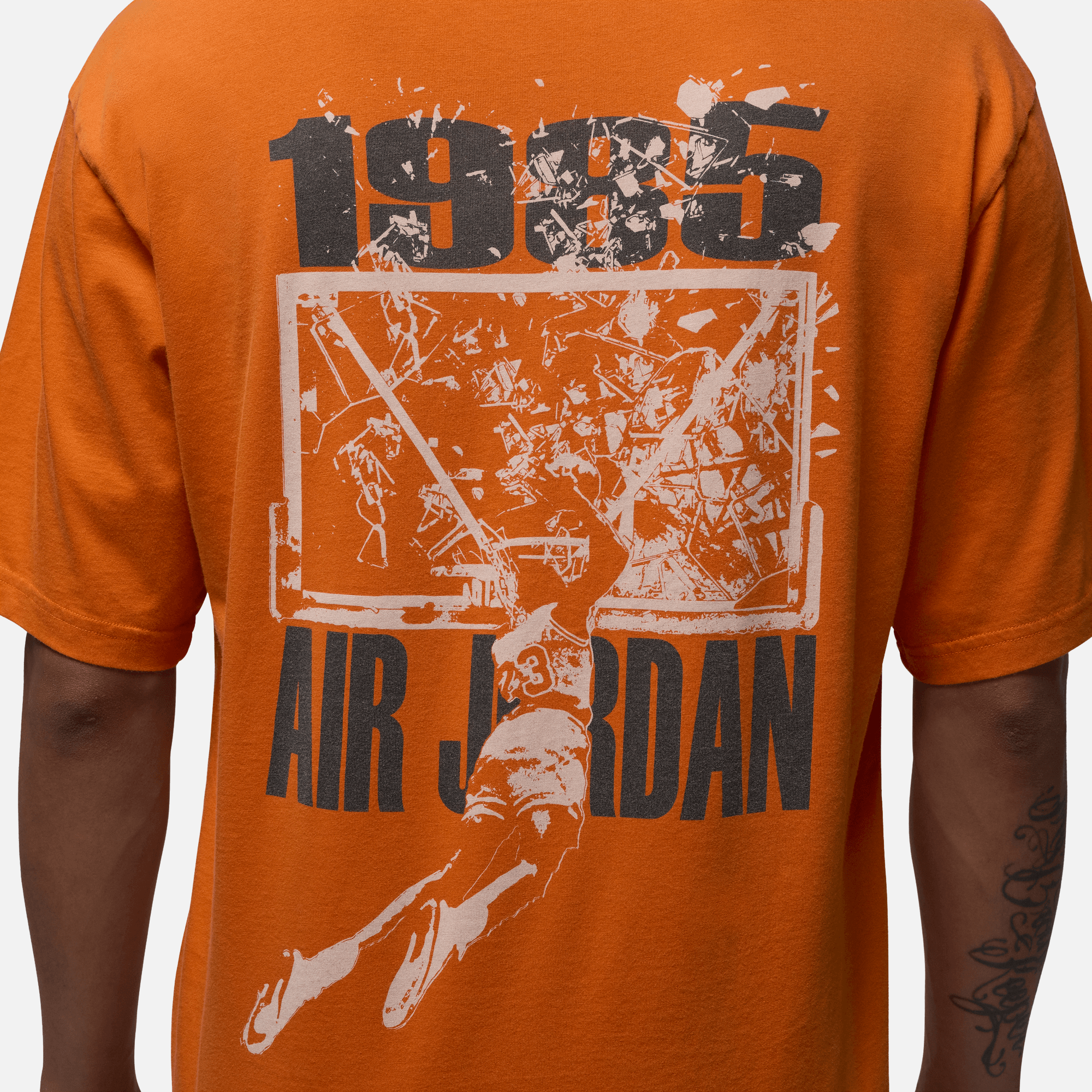 Air Jordan Brooklyn Starfish Orange Shattered Backboard T-Shirt
