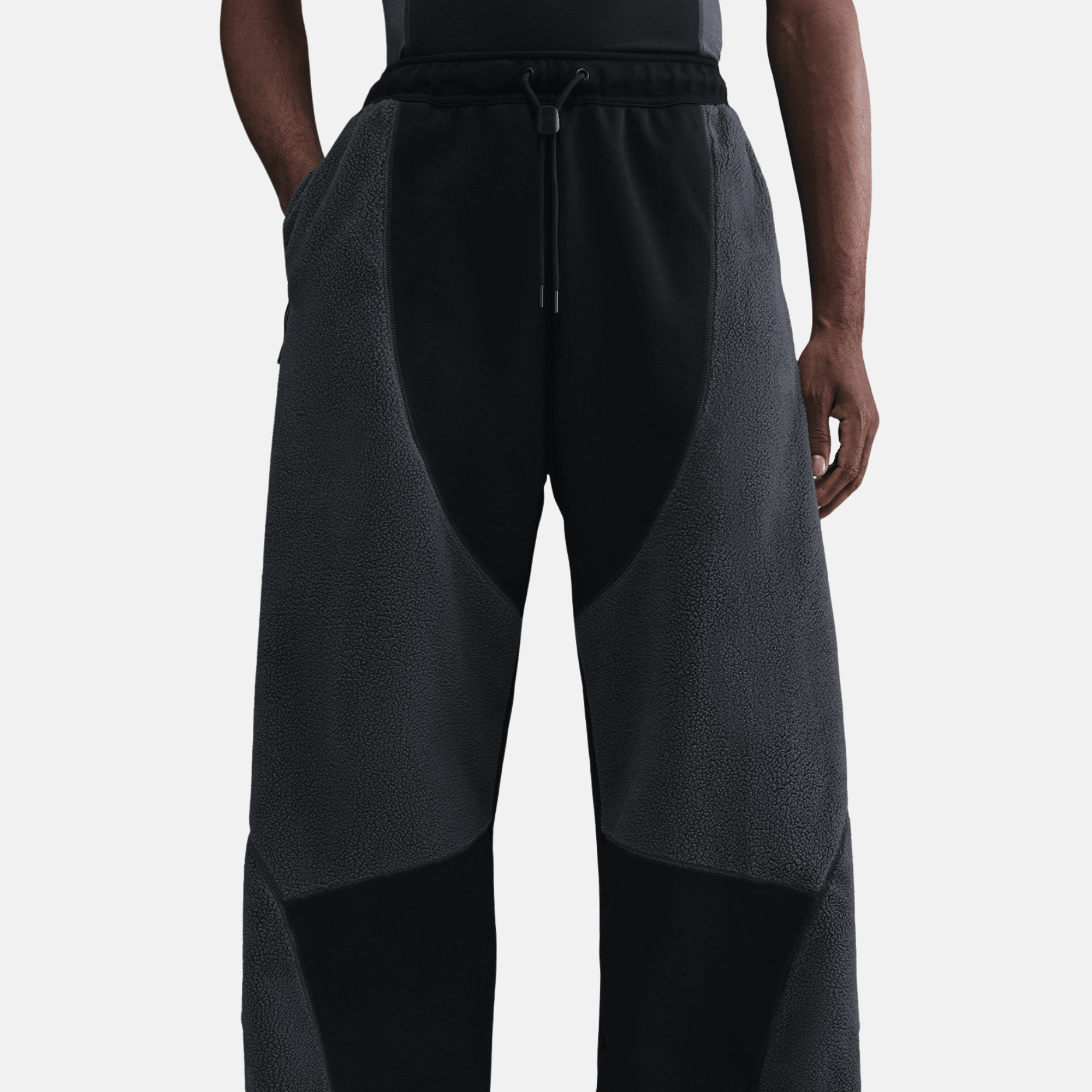 Nike Tech Boreas Knit Open-Hem Black Pants