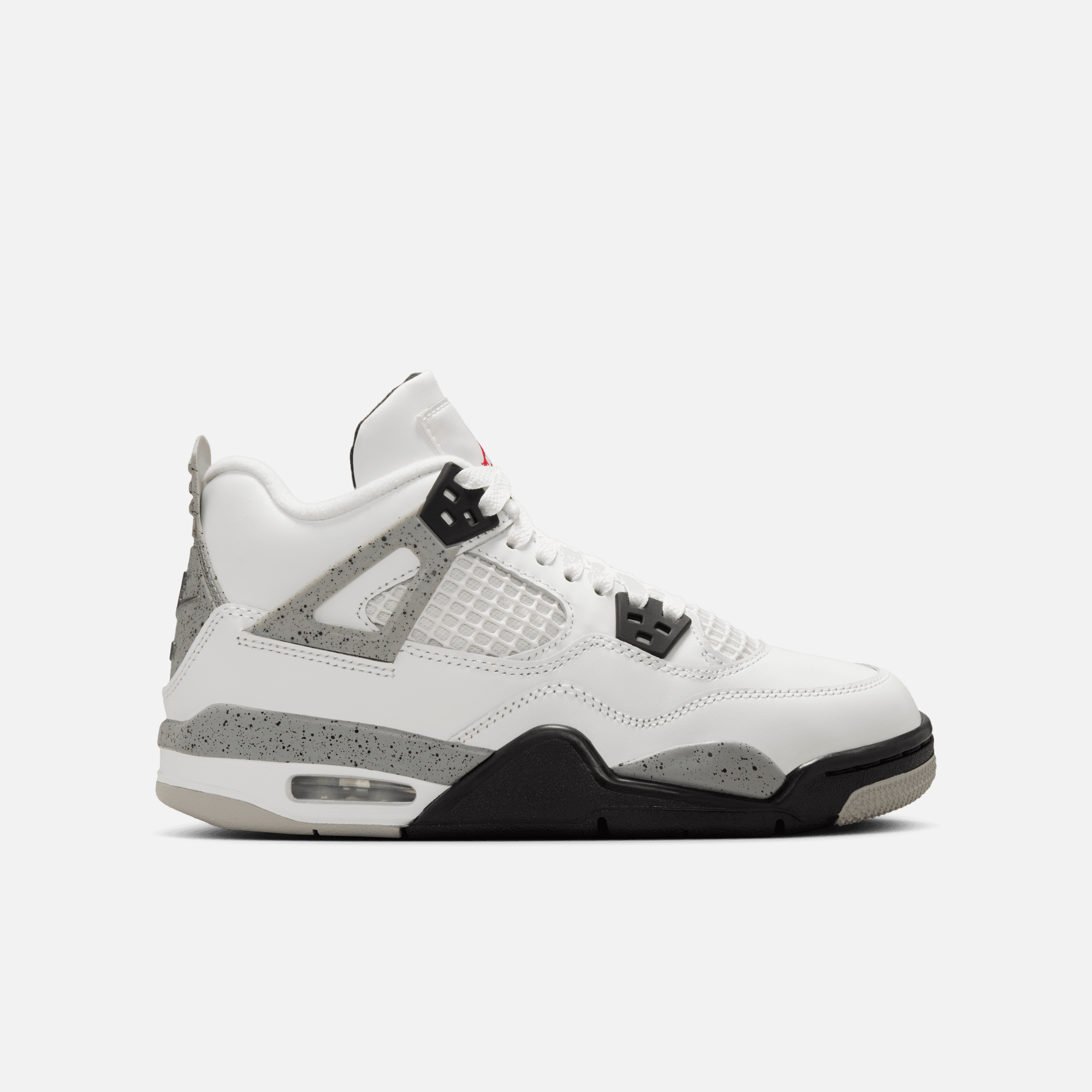 Air Jordan Big Kids' 4 Retro White Cement (GS)