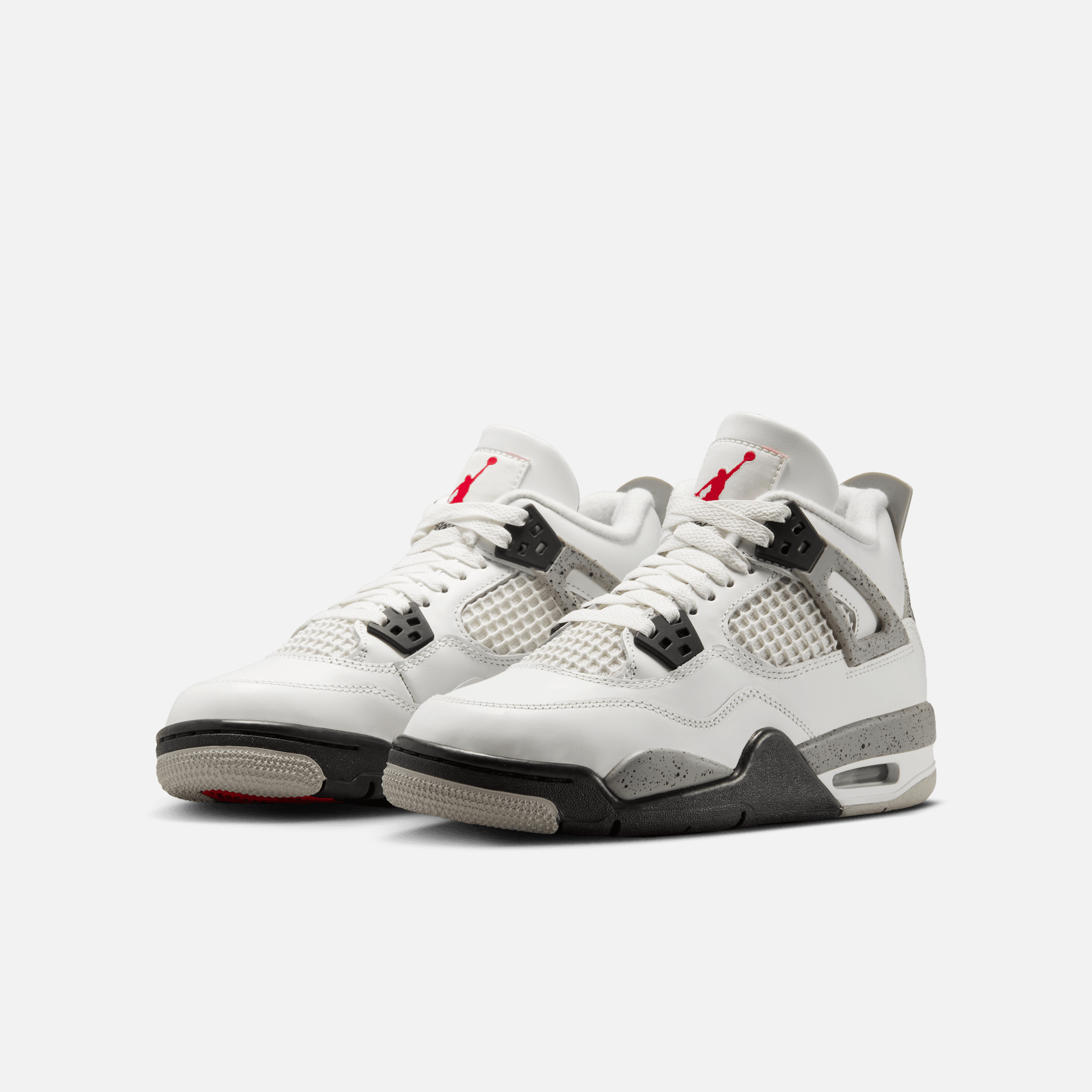 Air Jordan Big Kids' 4 Retro White Cement (GS)