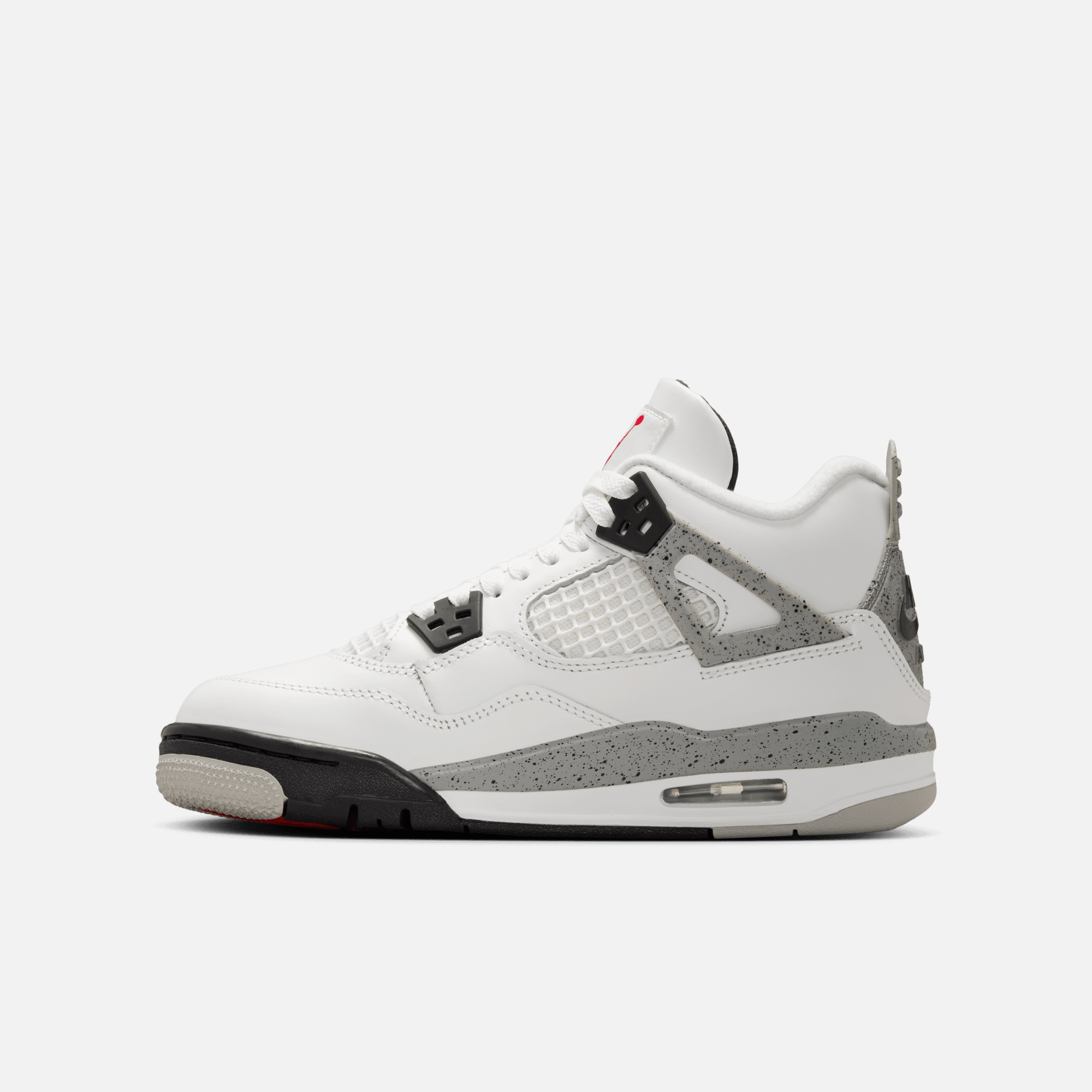 Air Jordan Big Kids' 4 Retro White Cement (GS)