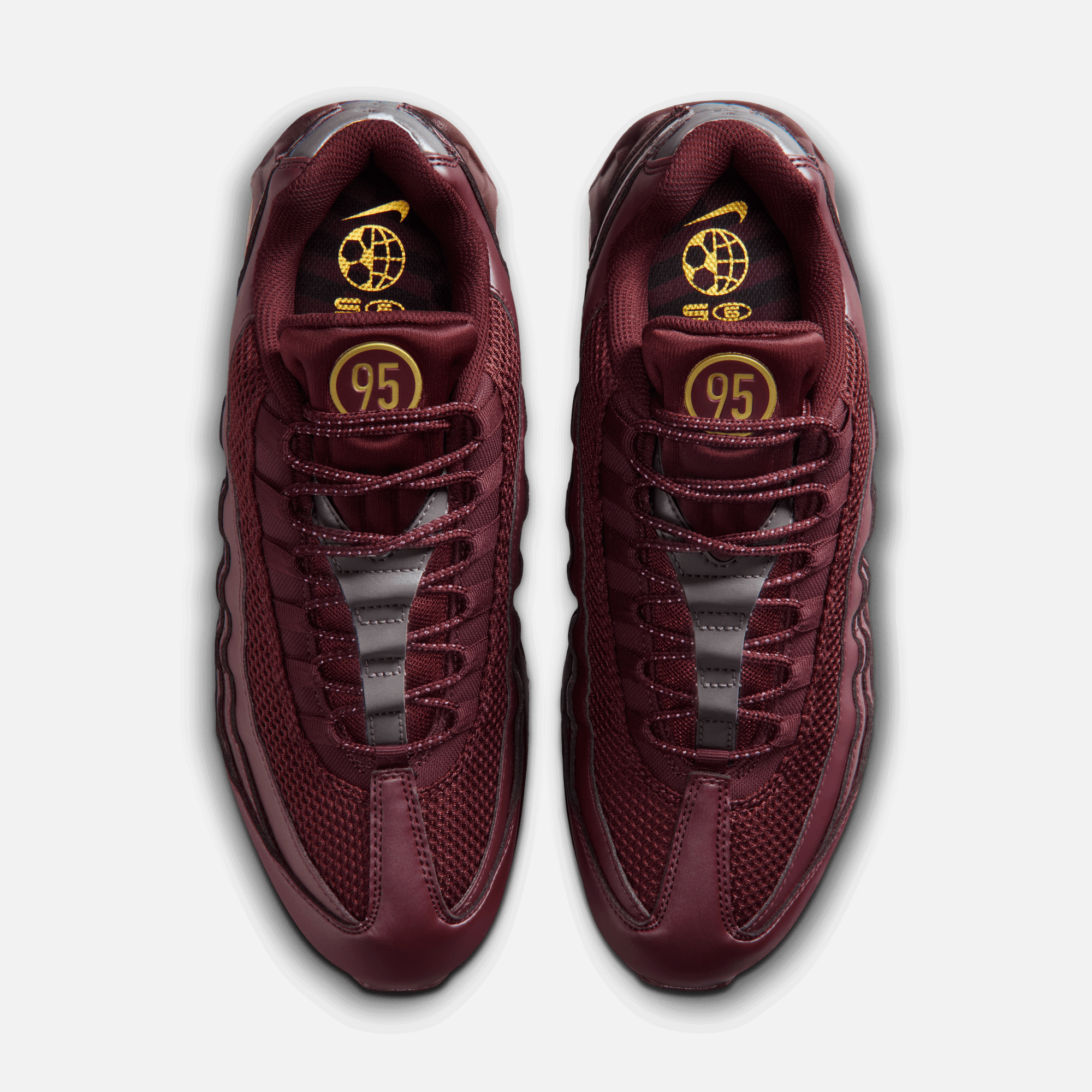 Nike Air Max 95 Big Bubble Total 90 Burgundy Crush