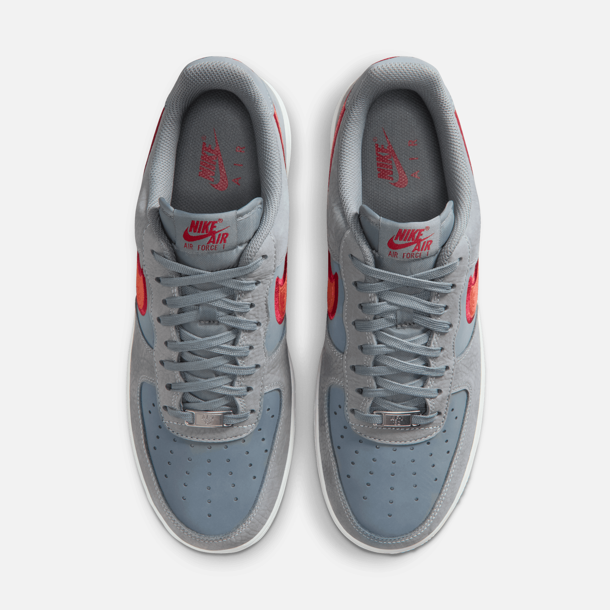 Nike Air Force 1 Low Retro Heel Pack Cool Grey Crimson Rust