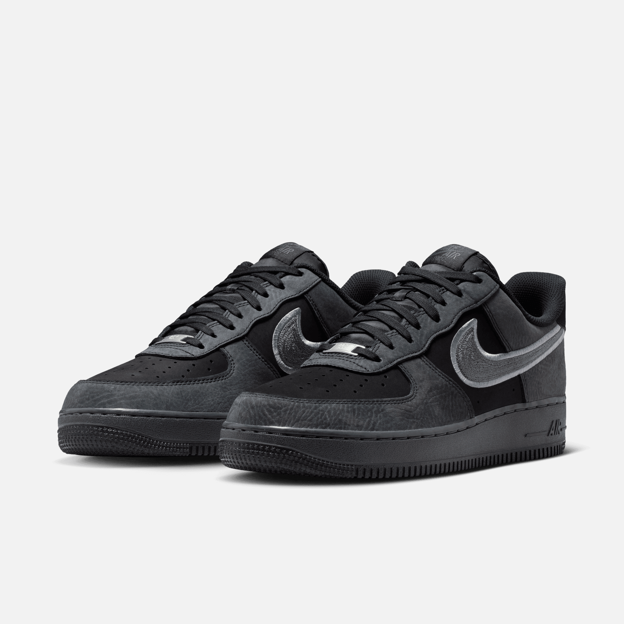 Nike Air Force 1 Low Retro Heel Pack Black Smoke Grey