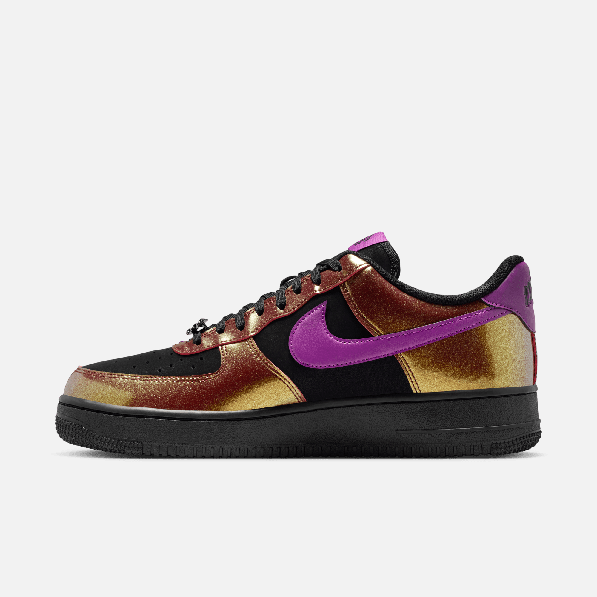 Nike Air Force 1 Low Glam Rock Black Bold Berry