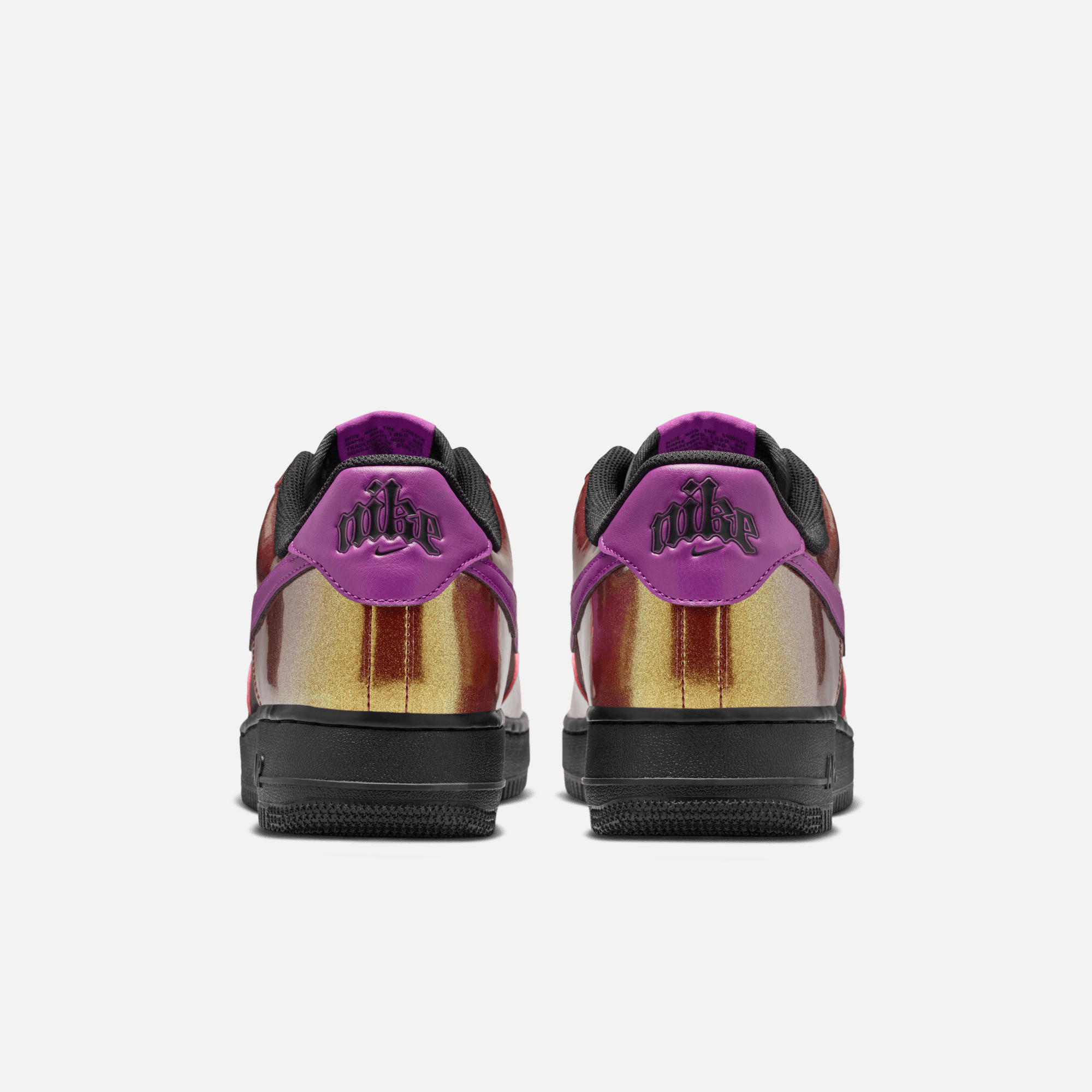 Nike Air Force 1 Low Glam Rock Black Bold Berry