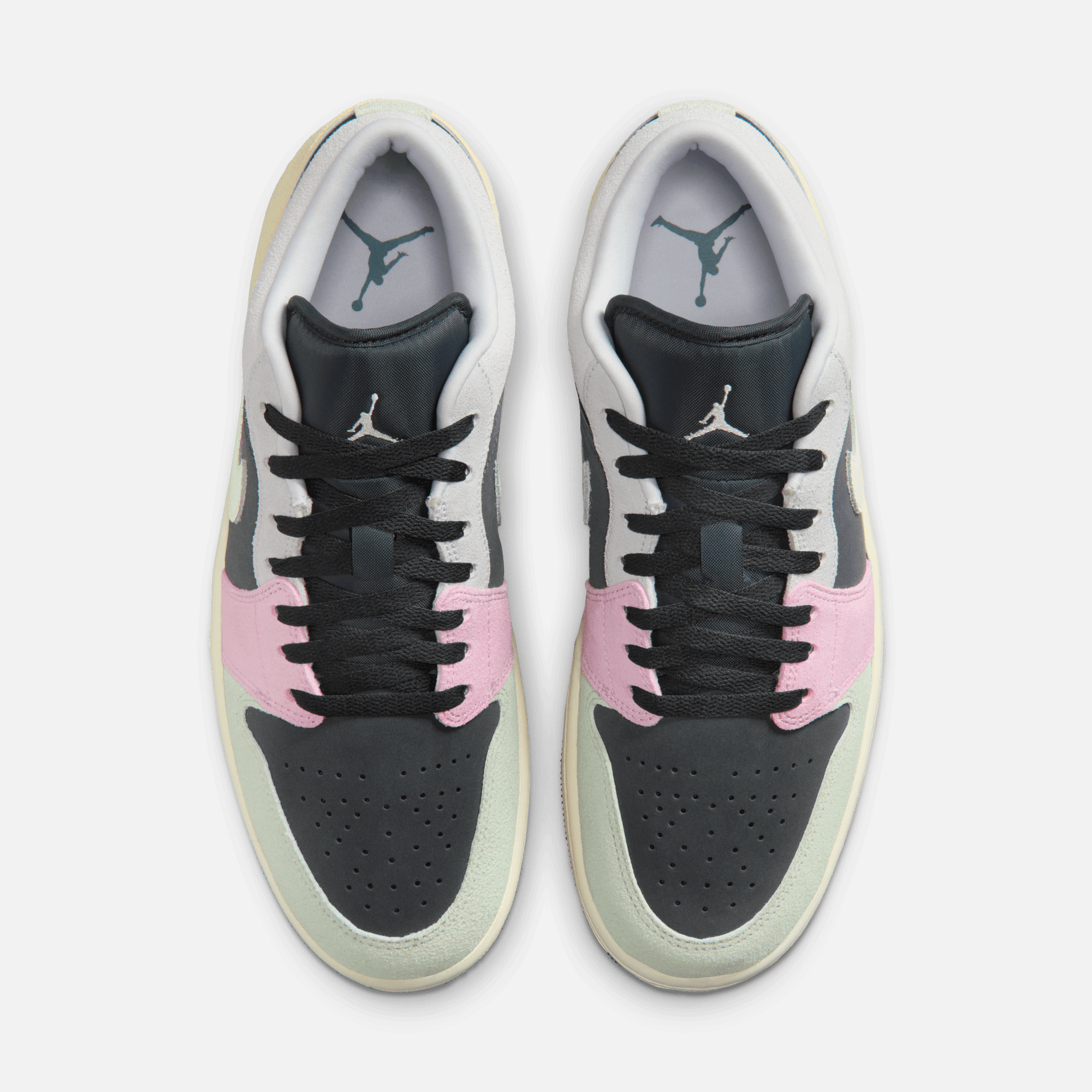 Air Jordan 1 Low Black Pastels